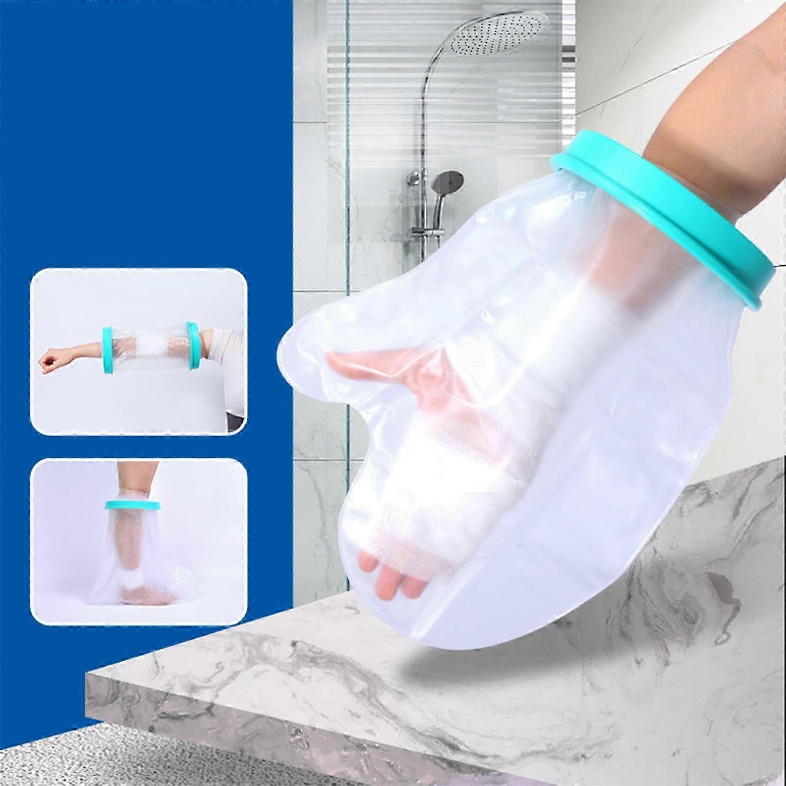 Återanvändbart PICC Line duschskydd hand, PICC Line Sleeve Protetcor, handgjutet skydd för dusch, ärmpåse för gips, sår, bandageförbandsskydd