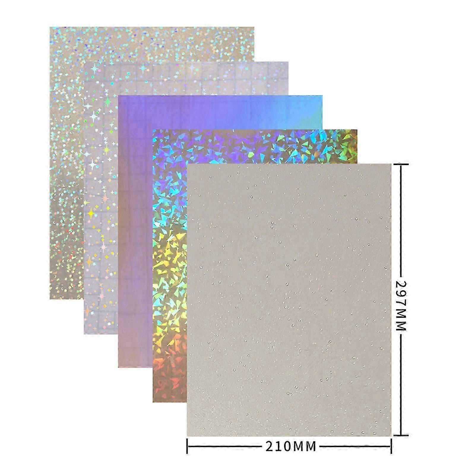 Holografinen tarrapaperi kirkas A4-tarra, paperi itseliimautuva vedenpitävä läpinäkyvä kalvo valokuvapaperikuvalle