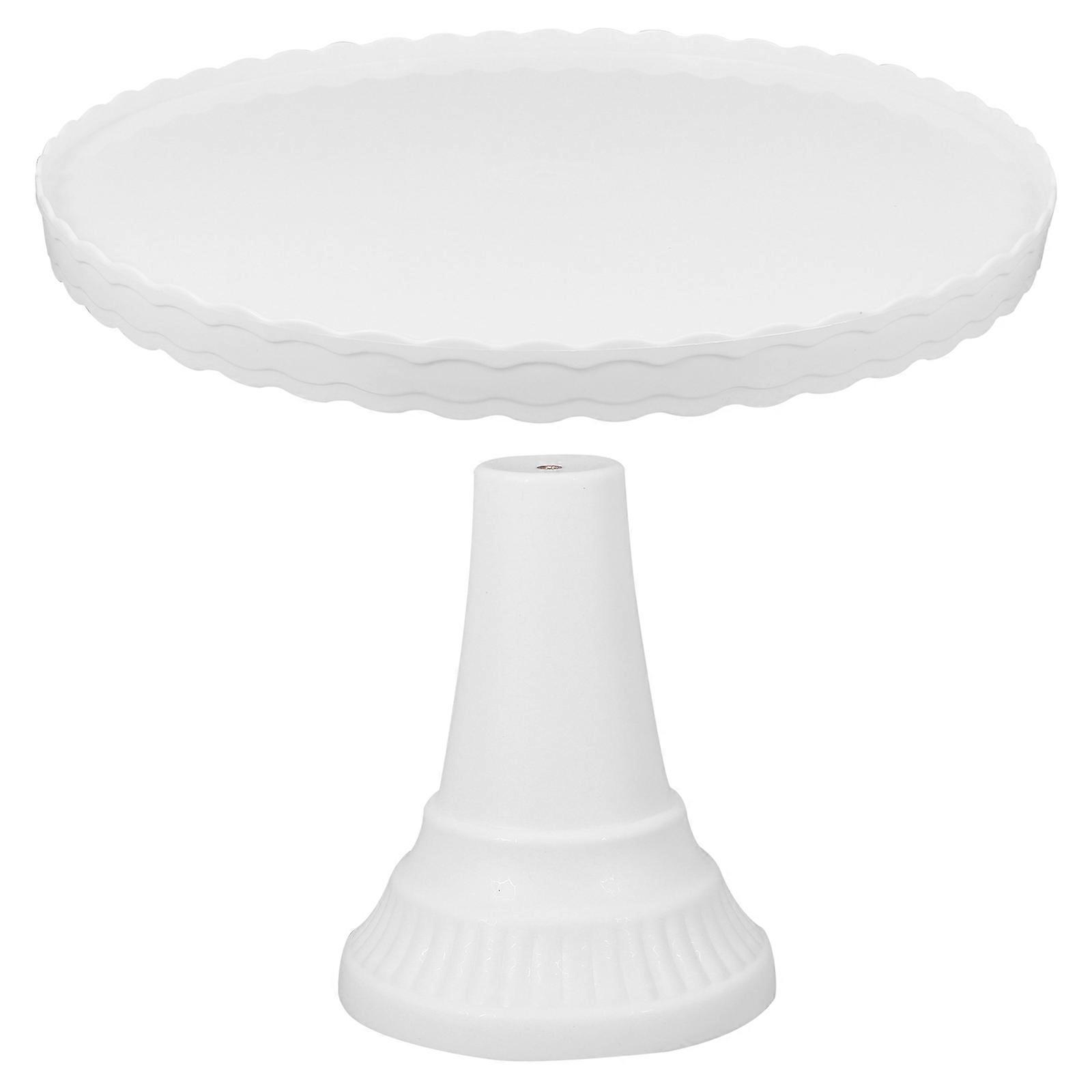 White Wedding Party Cake Stand for Elegant Display and Storage Made of PP Material