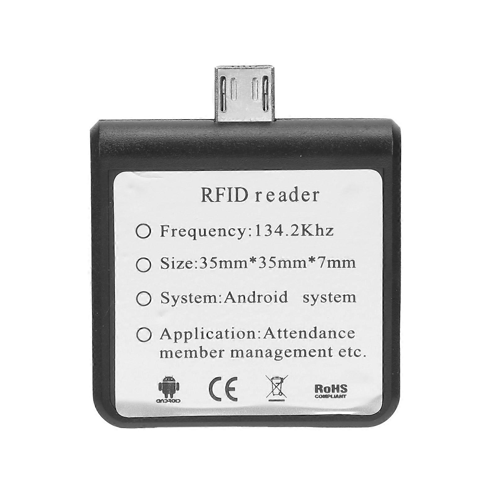 125Khz/134.2Khz Card Reader FDX Animal Label Reading Identification Micro USB Interface for Android Phone