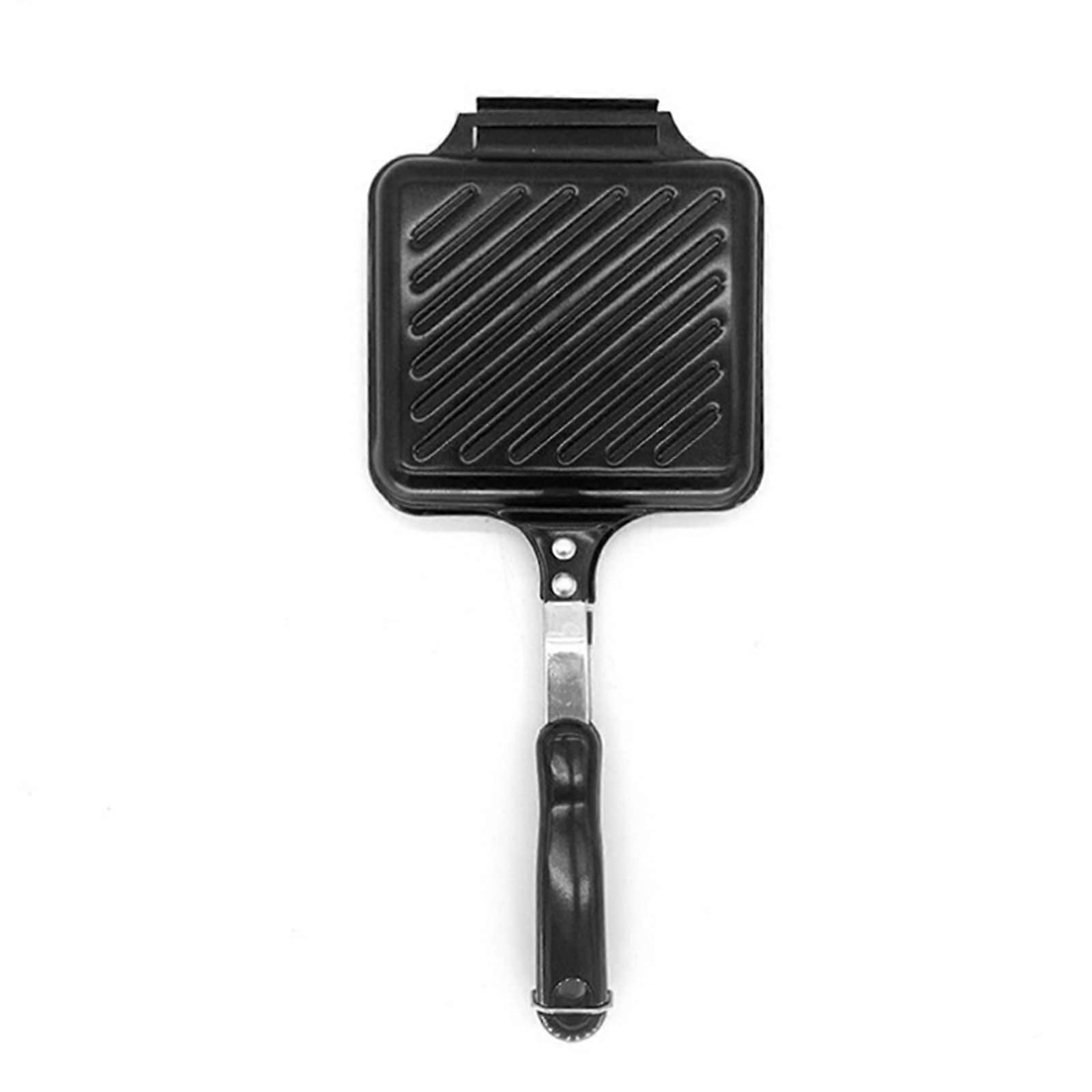 Pan Sandwich Maker Iron Bread Toast Breakfast Machine Waffle Pancake Mold Grill DoubleSided Frying Pan