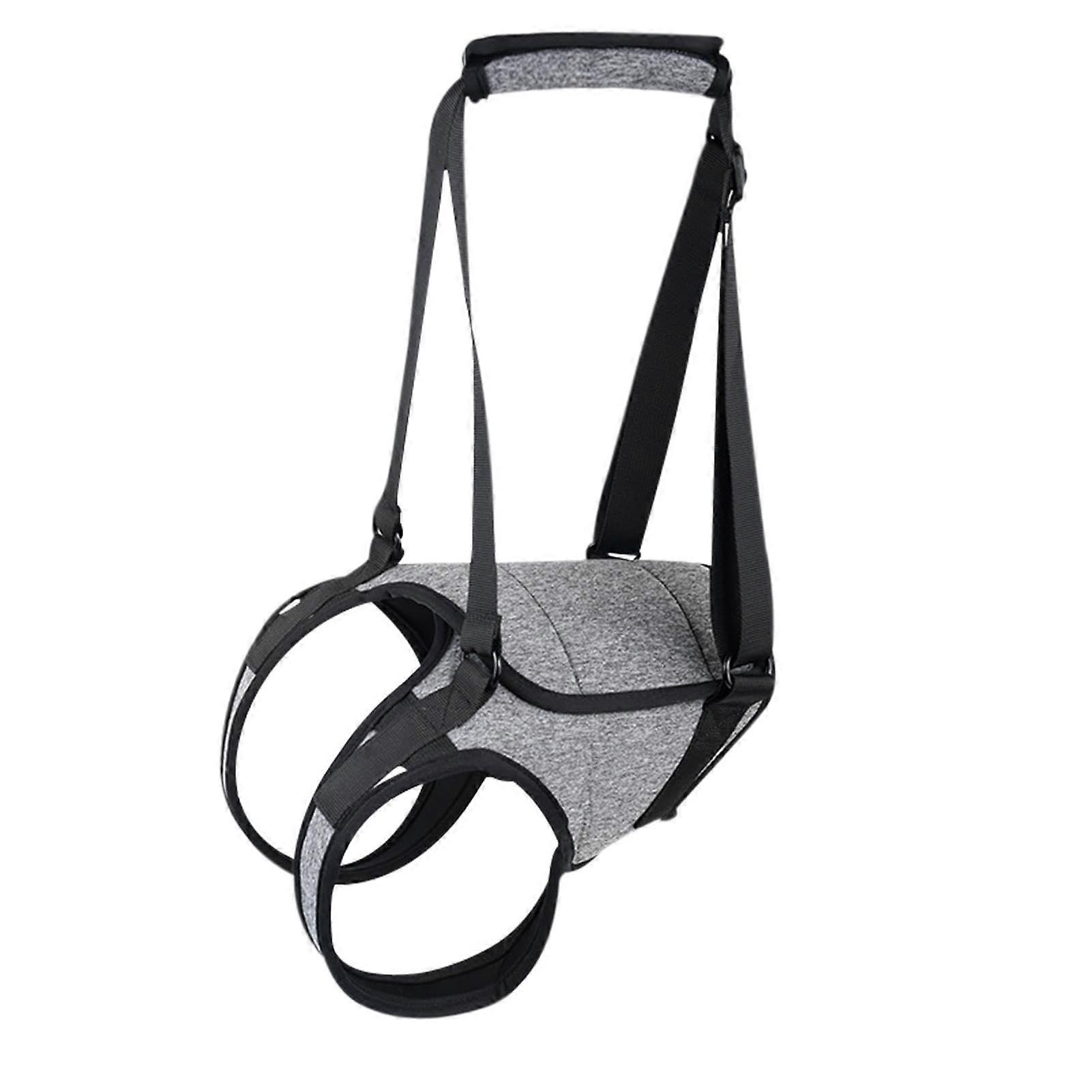 Back Lift Dog Harness Comfortable Support, Pet Walker, Improved Mobility, Rear Leg Support for Joint Injuries, Grey XL