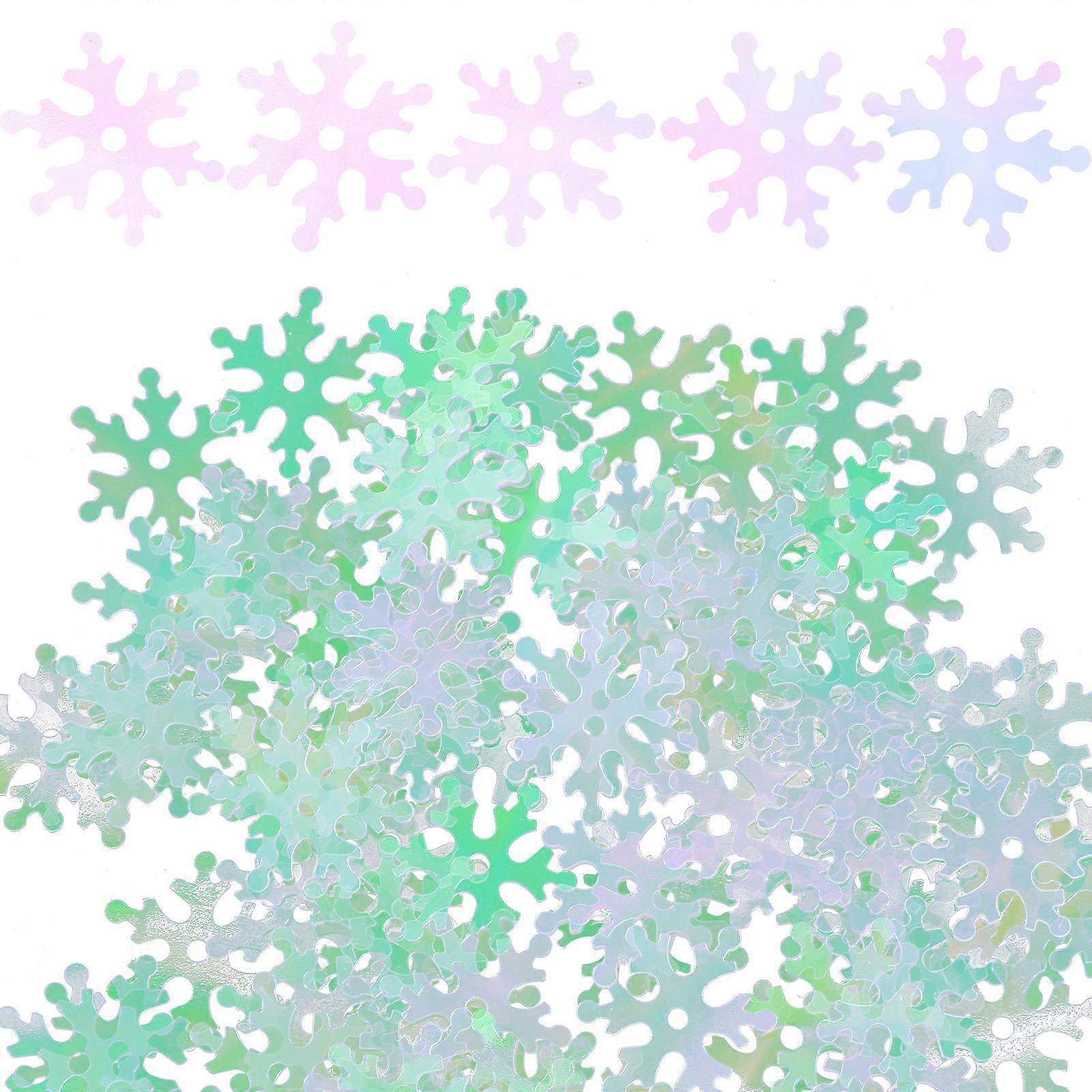 Confetti Snowflakes 2 Bags Of Snowflake Confetti For Tables Diy Projects Safe Material Plastic