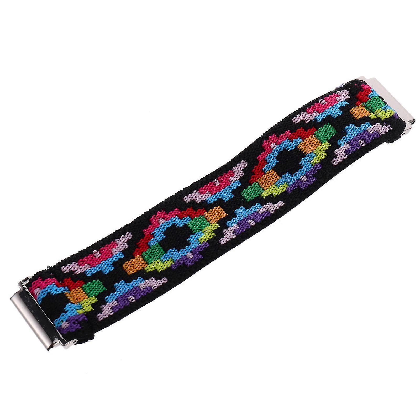 Stylish Nylon Watch Strap for Smartwatches – Durable Elastic Replacement Band for Men and Women