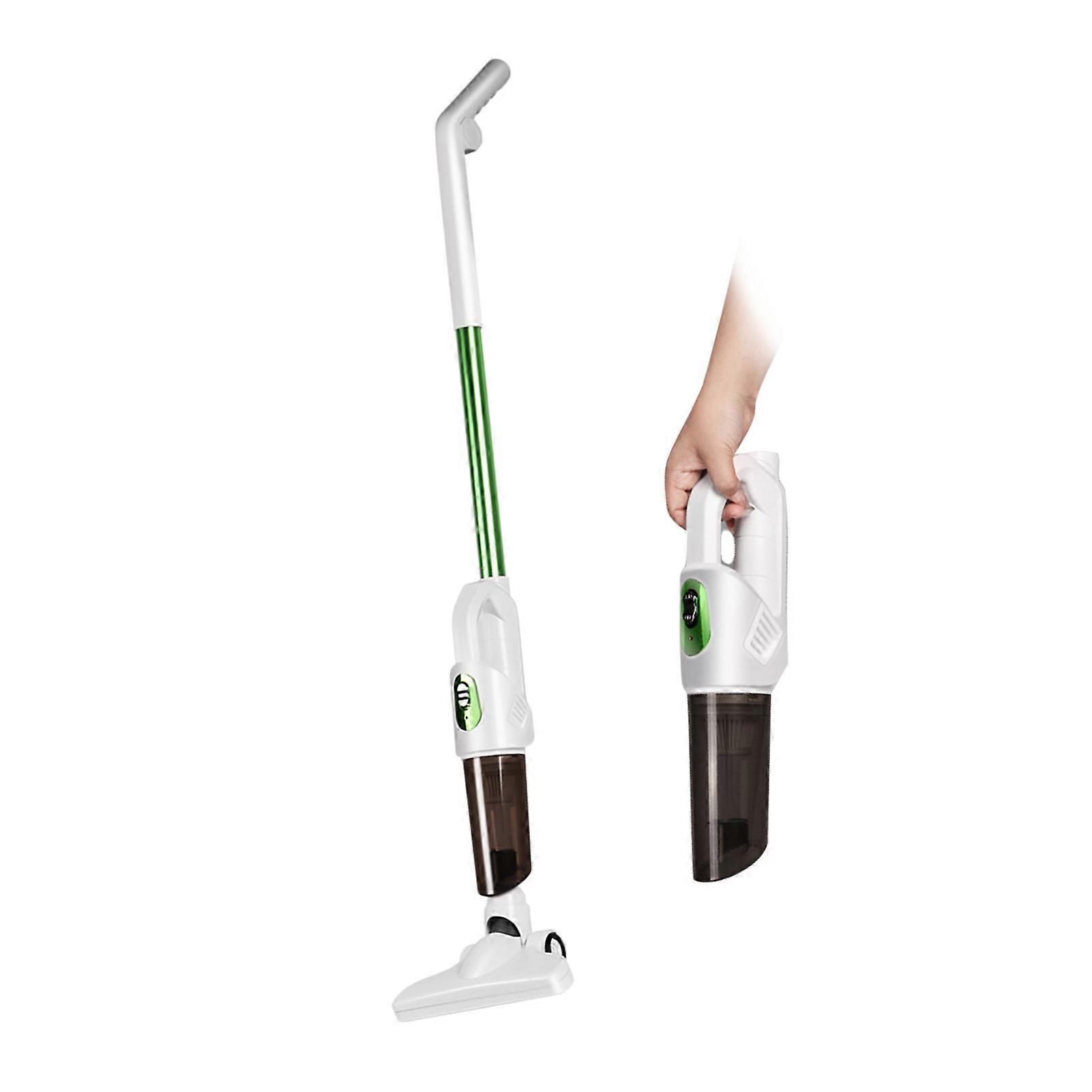 Cordless Vacuum Cleaner Rechargeable Stick Vacuum with 20000PA Powerful Suction 2 IN 1 Handle Car Vacuum with Detachable Dust Cup Crevice Nozzle Brus