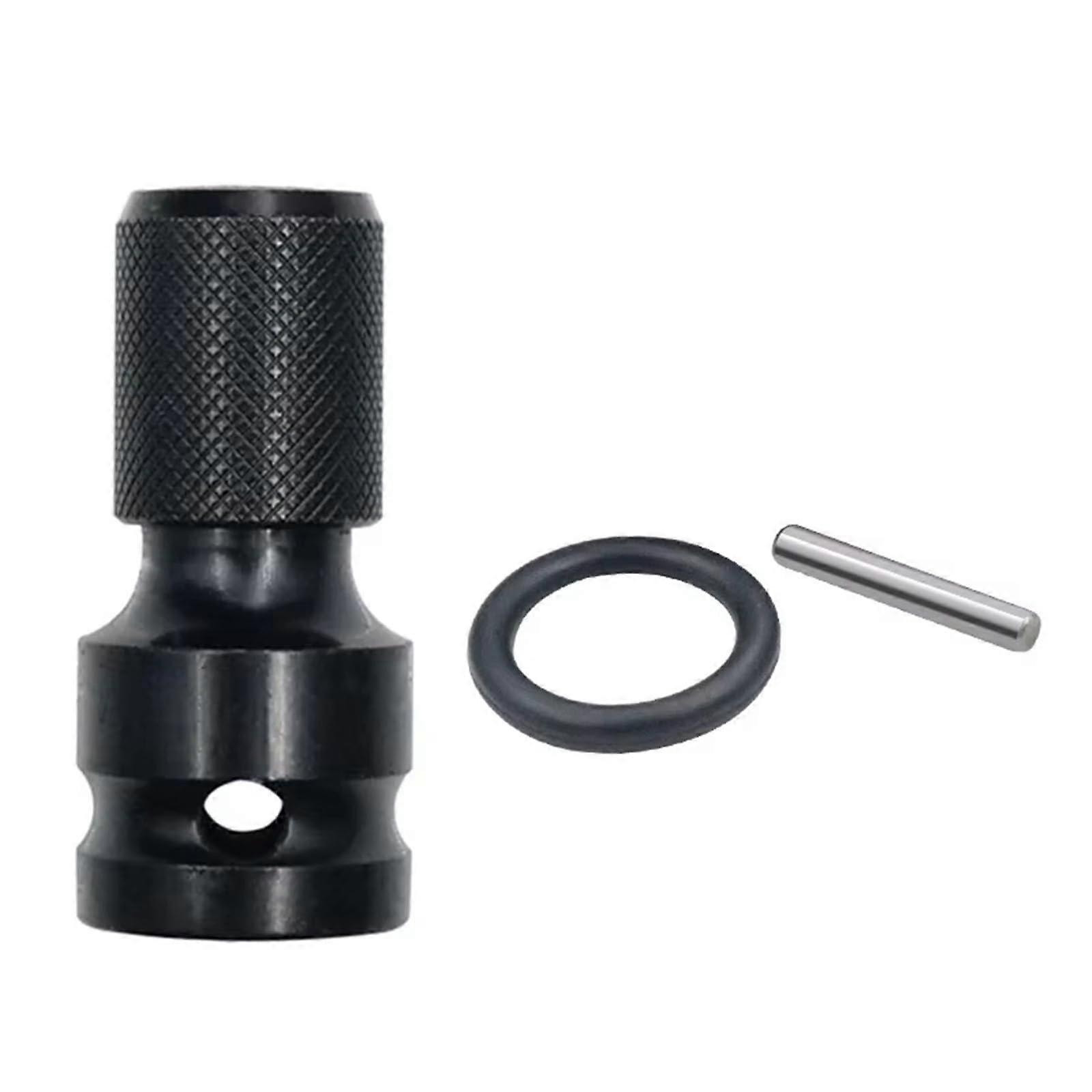Multipurpose electric key adapter 1/2 inch to 1/4 inch hexagonal shank socket outlet to improve efficiency.