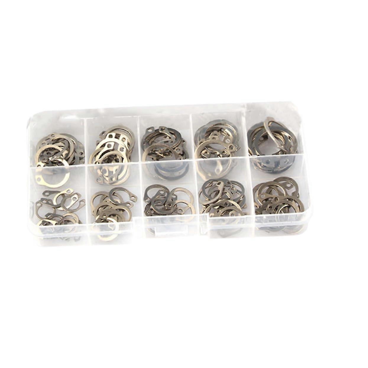 Pack of 100 18 Stainless Steel Split Washers Cshaped for Axle