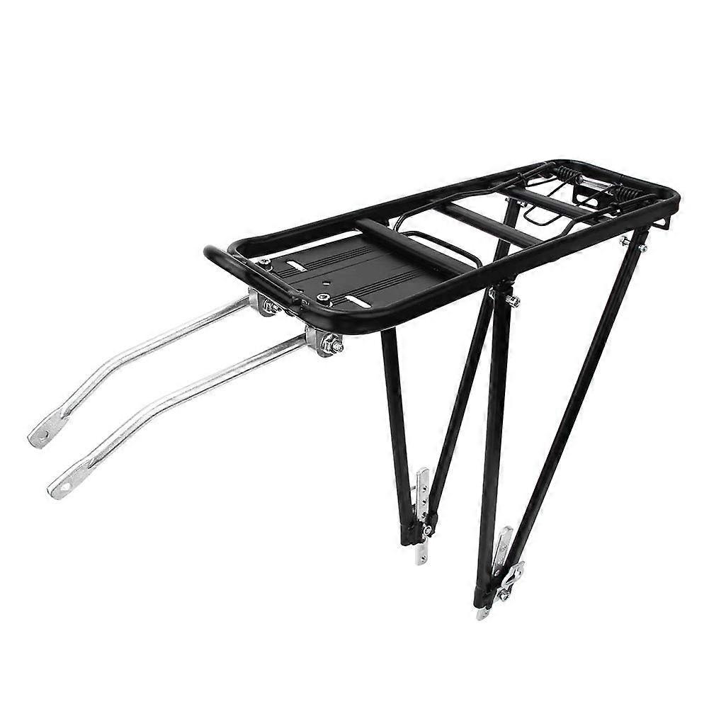 Adjustable Aluminum Alloy Bicycle Rear Pannier Rack for 24, 26, and 28 Inch Bikes