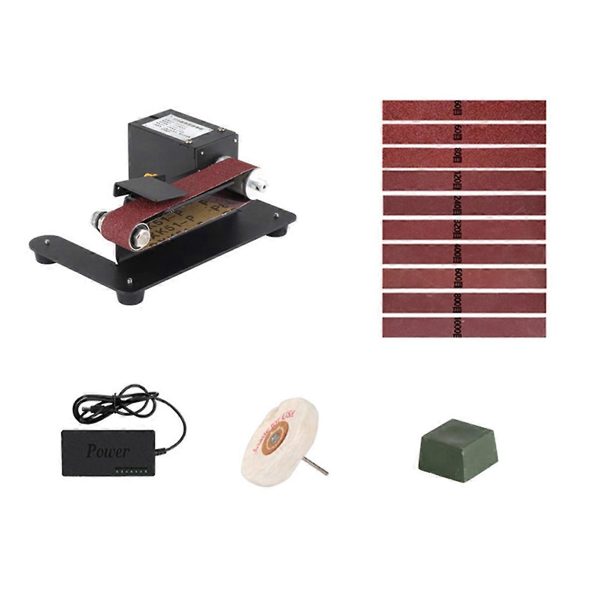 775 Mini Belt Sander Electric Bench Grinder Sanding Machine US Plug