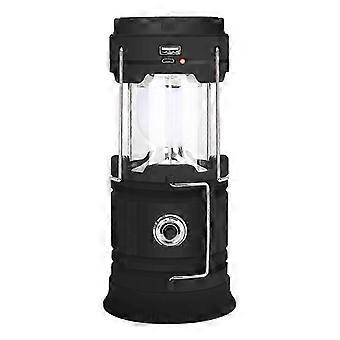 Lanterna LED ricaricabile solare/USB, ZVO Potente luce da campeggio, 2 modalità Lanterna da giardino portatile