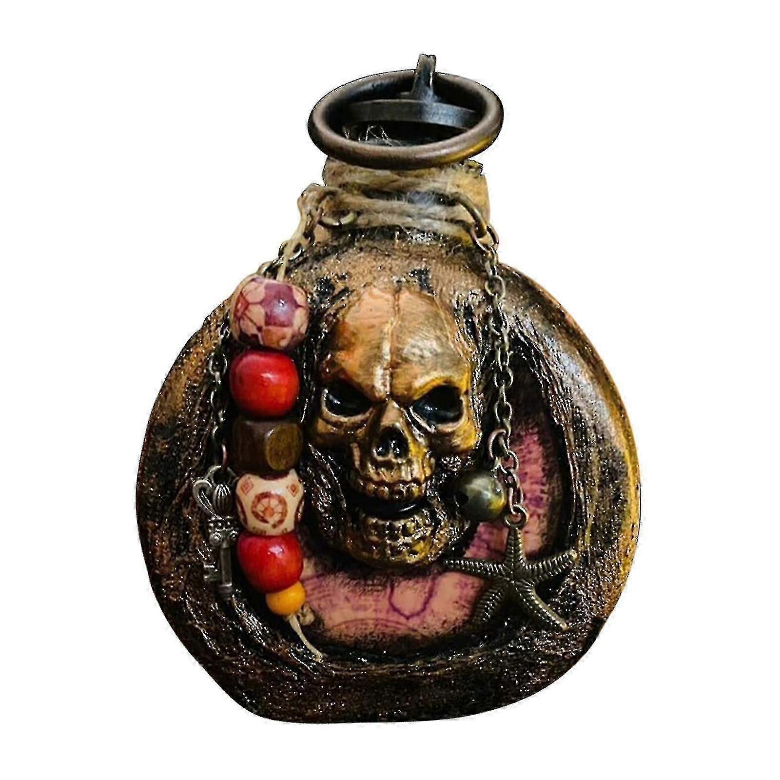 Pirate Rum Bottle Skull Bottle G