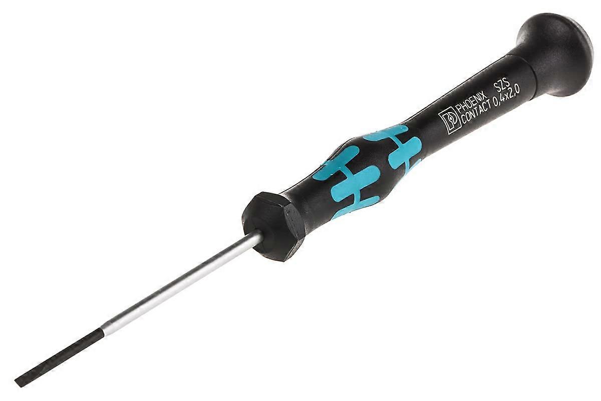 Slotted Screwdriver Size 0.4mm Precision Tool for Electronics Repair and Assembly, Durable Steel Handle
