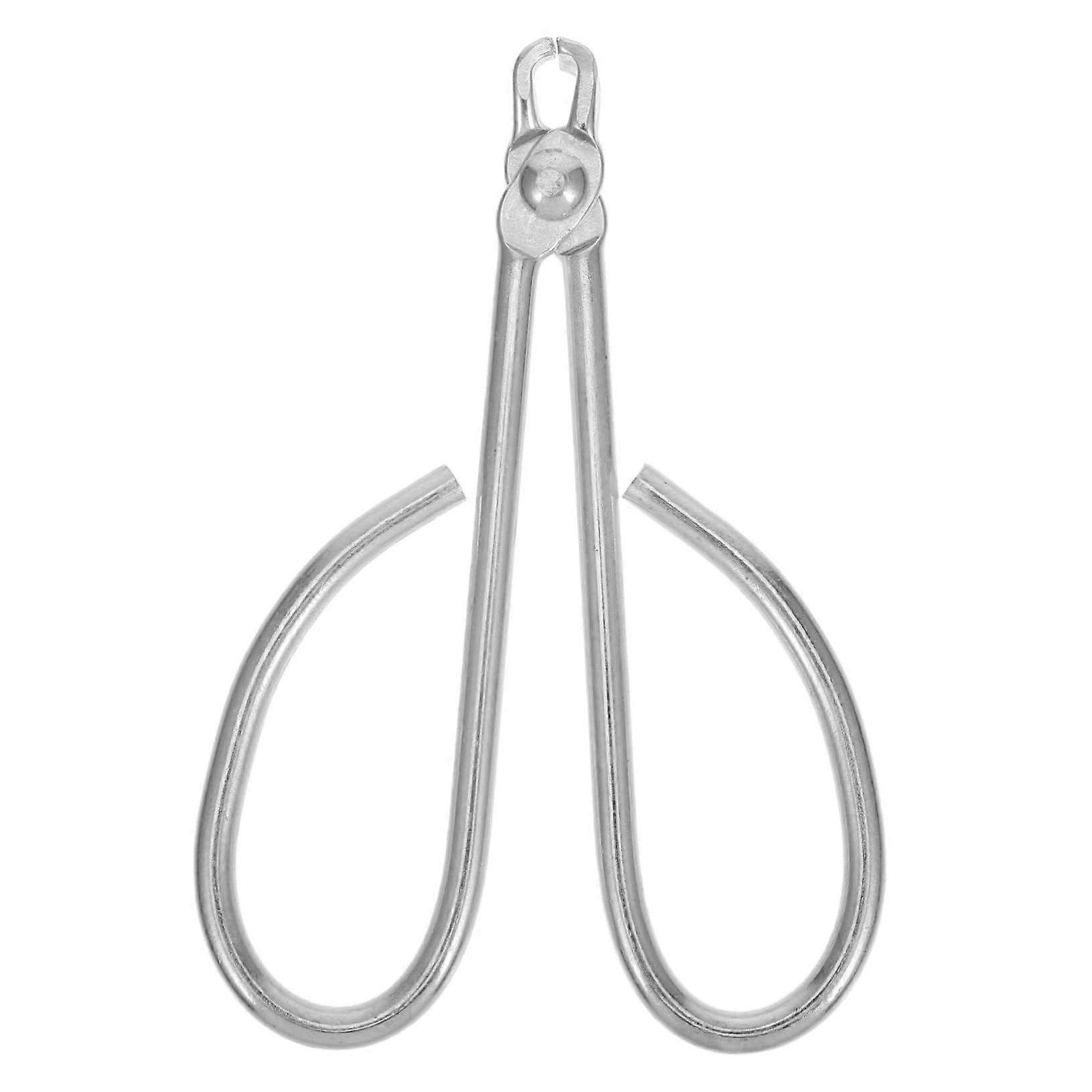 Pine Nut Peeler and Pecan Nutcracker Tool Chestnut Wood Stainless Steel Opener Clip Durable Nut Cracking Gadget