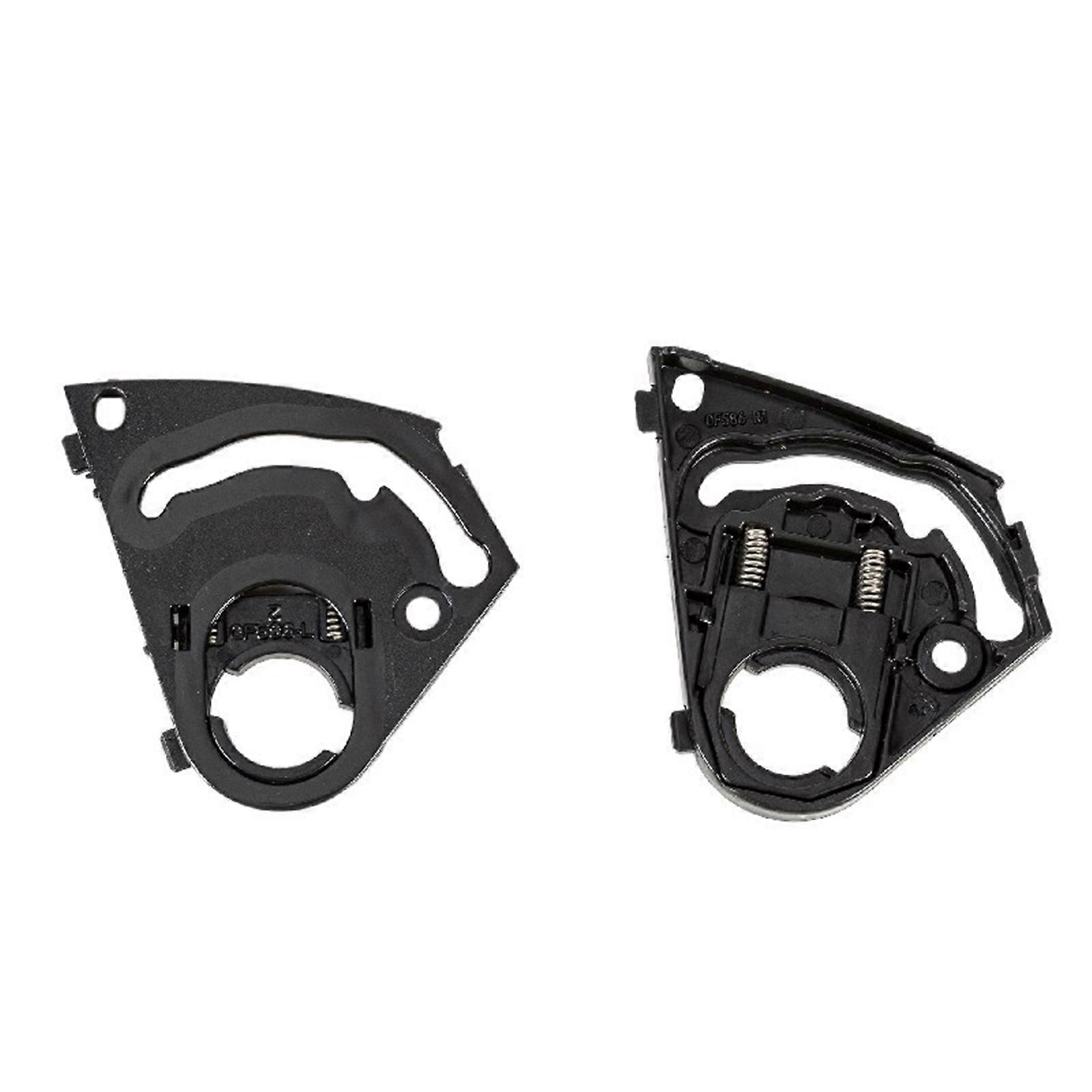 1 Pair Motorcycle Helmet Visors Shield Gear Mounting Fix Base Plate Lens Holder Bracket for OF573 OF586 Helmet Accessory Multicolor