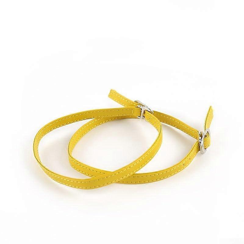 Shoe accessory set, detachable heel strap system, designed to enhance your look (yellow)