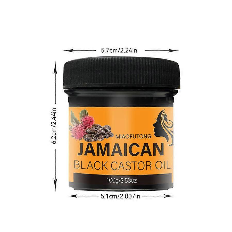 Black Castor Oil Curl Defining Cream, Anti-Frizz Curling Cream for Enhances Wavy Hair and Curly Hair, Hydrating Hair Mask Curl Cream