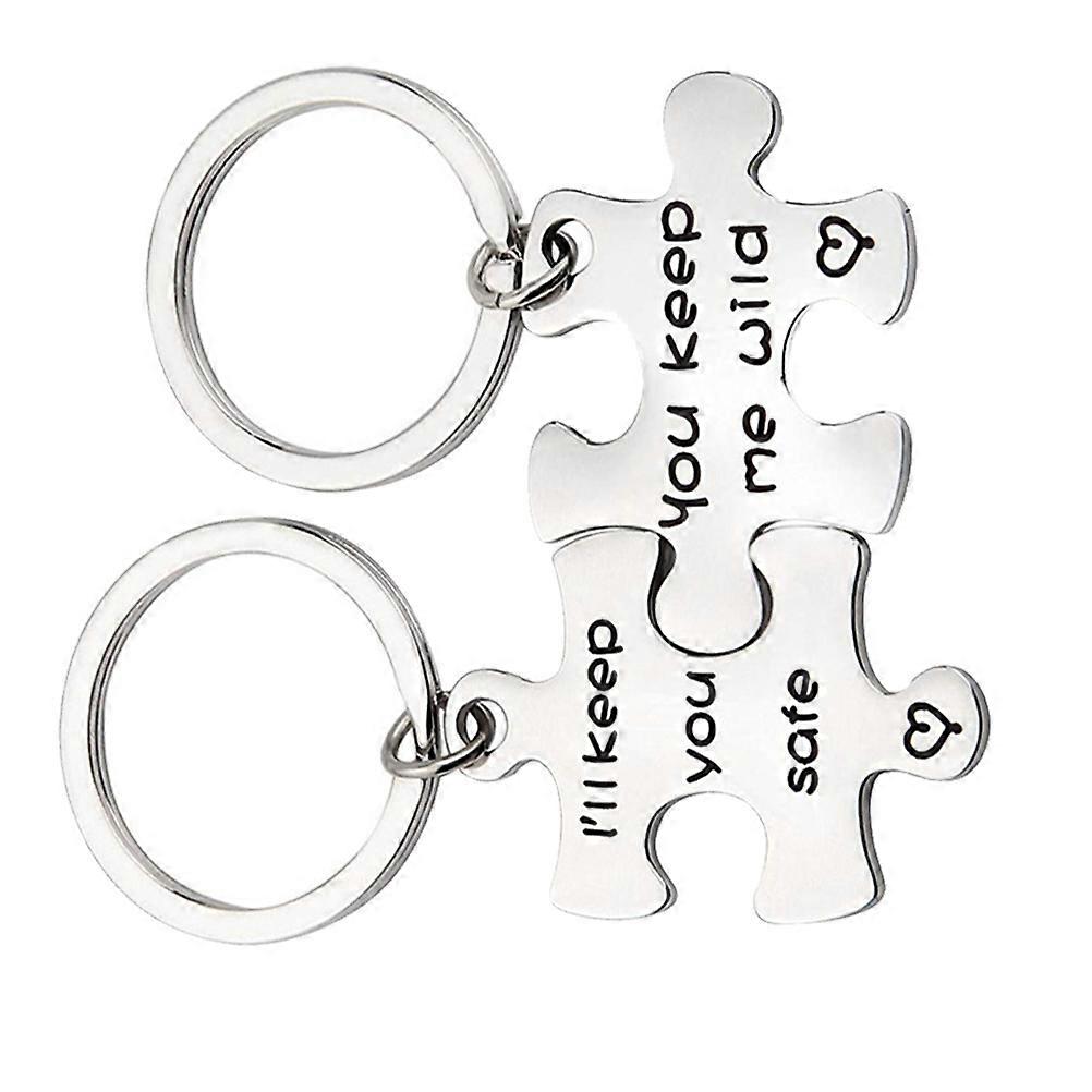 Creative Keychain For Couples Unique And Interesting Small Pendant 1Pair