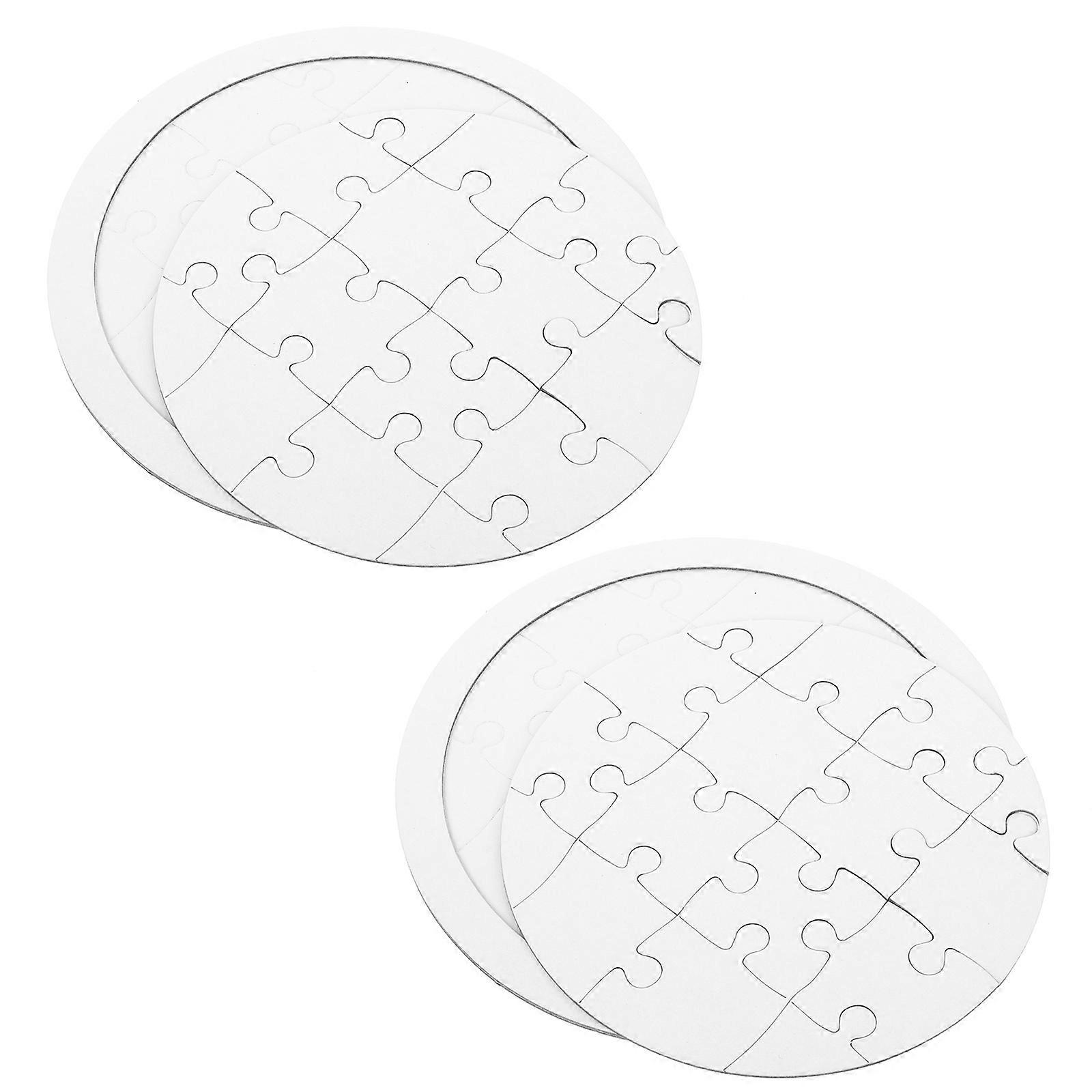 Puzzle Board Cardboard Diy Enthusiasts Crafting Activities 4 Sets