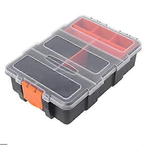 Transparent multifunctional toolbox with plastic case