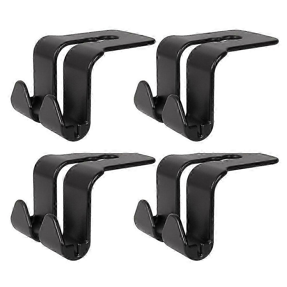 4pcs Vehicle Multi-functional Hanging Hook Plastic Car Seat Headrest Hooks