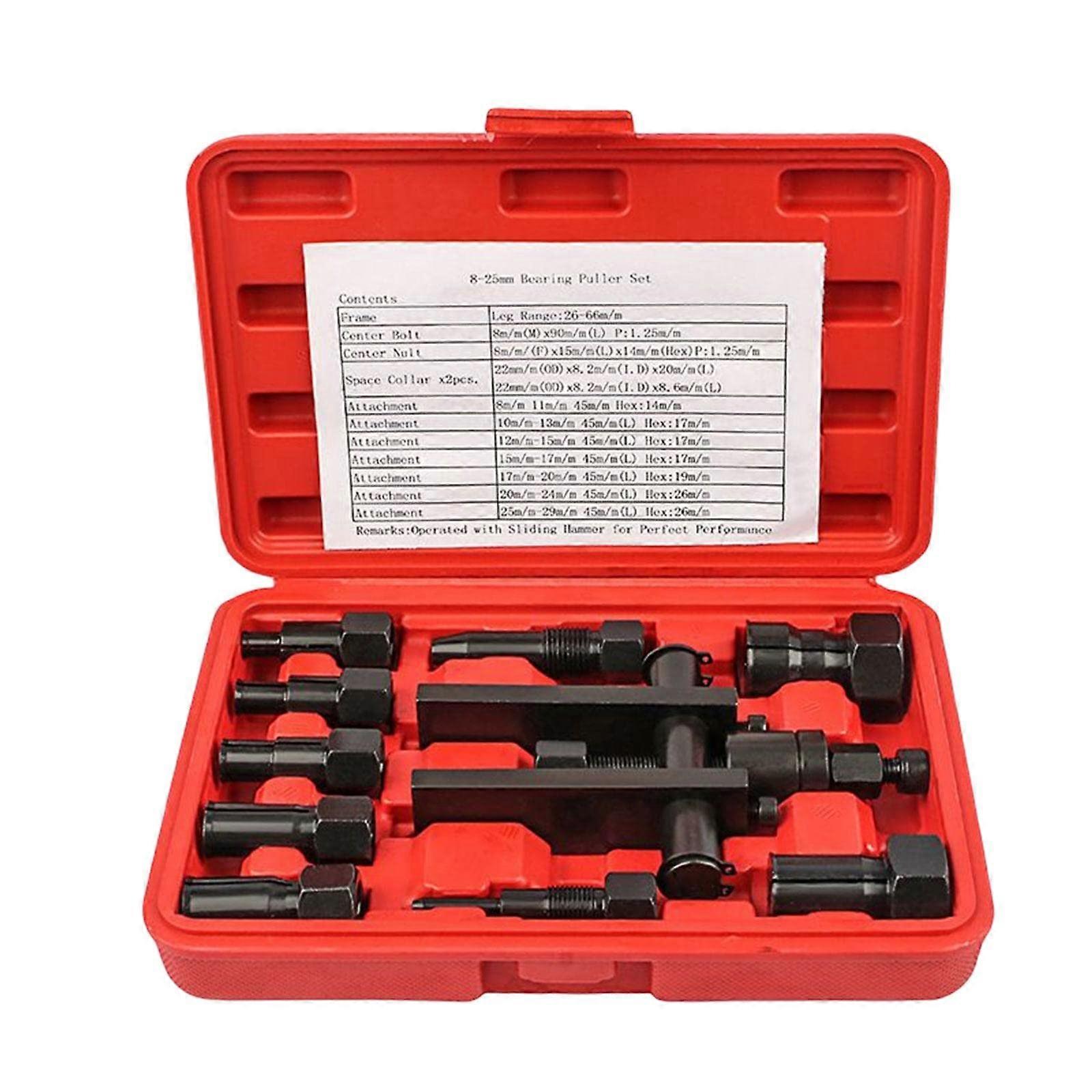 Motorcycle Bottom Bracket Remover Set Bearing Extractor Kit Alloy Bicycle Wheel Multicolor