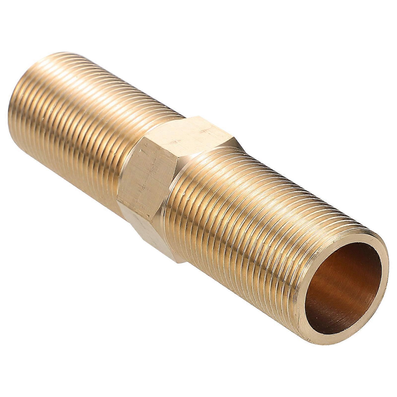 Brass Hose Connector for Connecting Use Golden Water Pipe Repair Kit Easy Installation 3/4 Inch