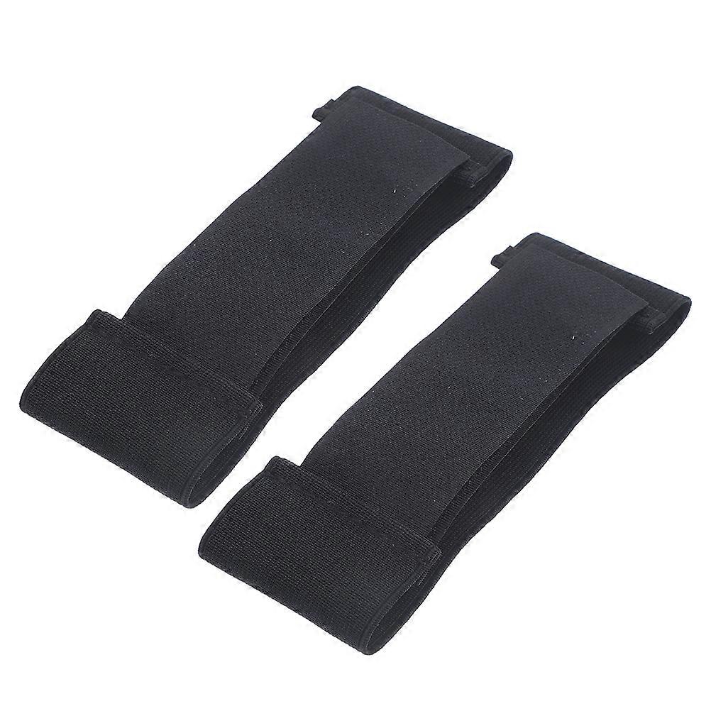 Anti-Slip Shin Pad Strap Polyester Stable Support For Men And Women Ice Hockey And Field Hockey 2Pcs