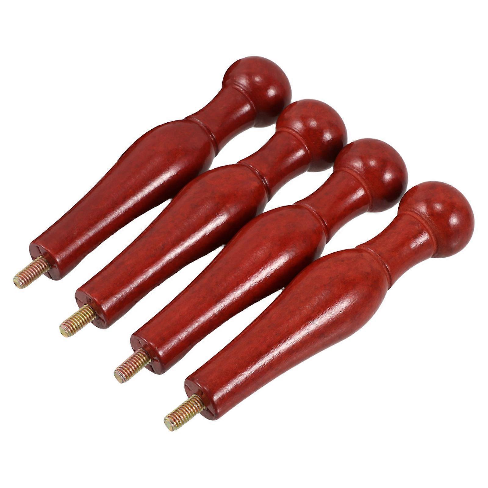 4pc Unfinished Wooden Coat Rack Hooks Versatile Hanging Storage for Coats Hats Towels Easy Installation Space Saving Design for Home Office Hotel Use