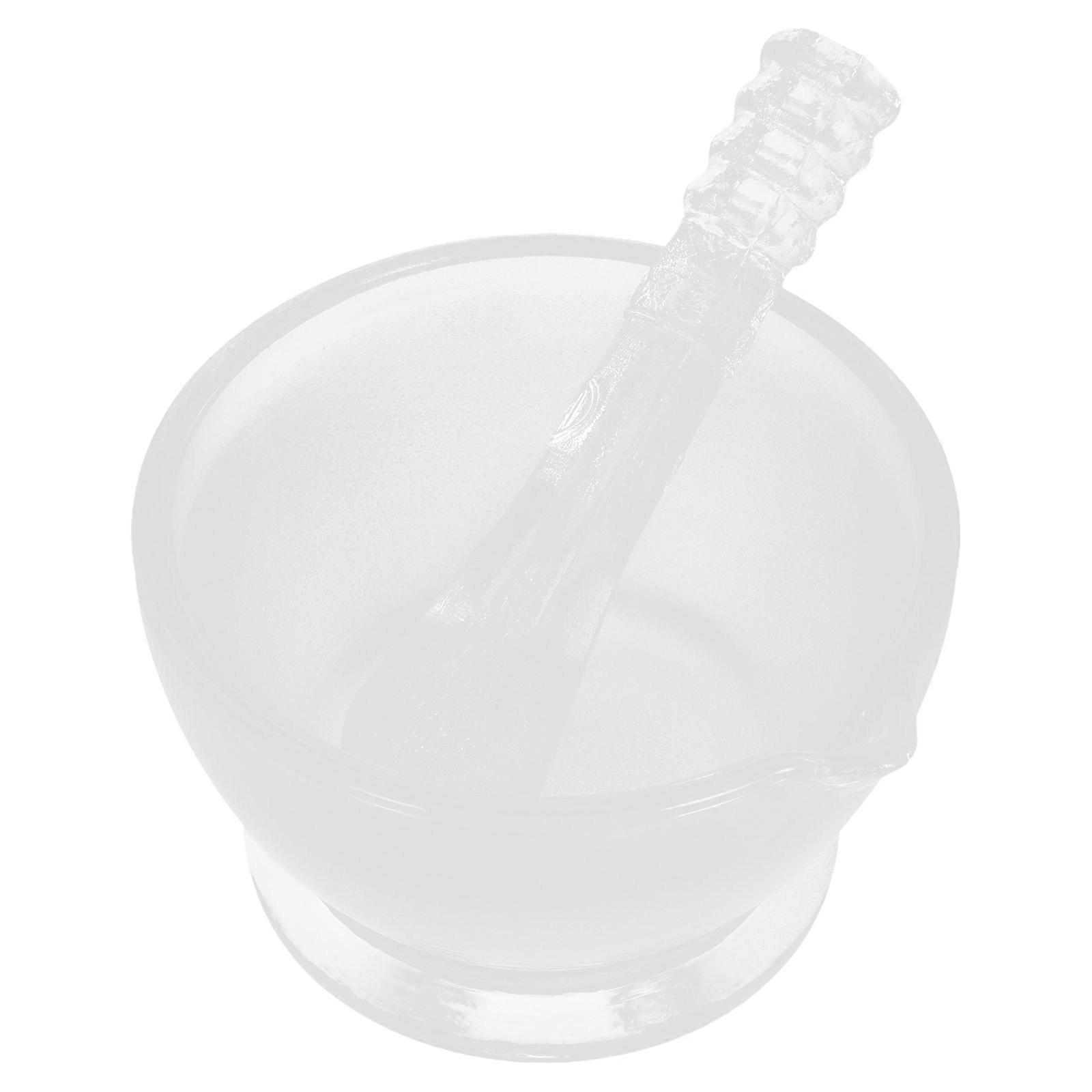Here's a polished and professional product description based on your input:
**Glass Paint Grinding Bowl with Precision Pestle – Fine Pigment