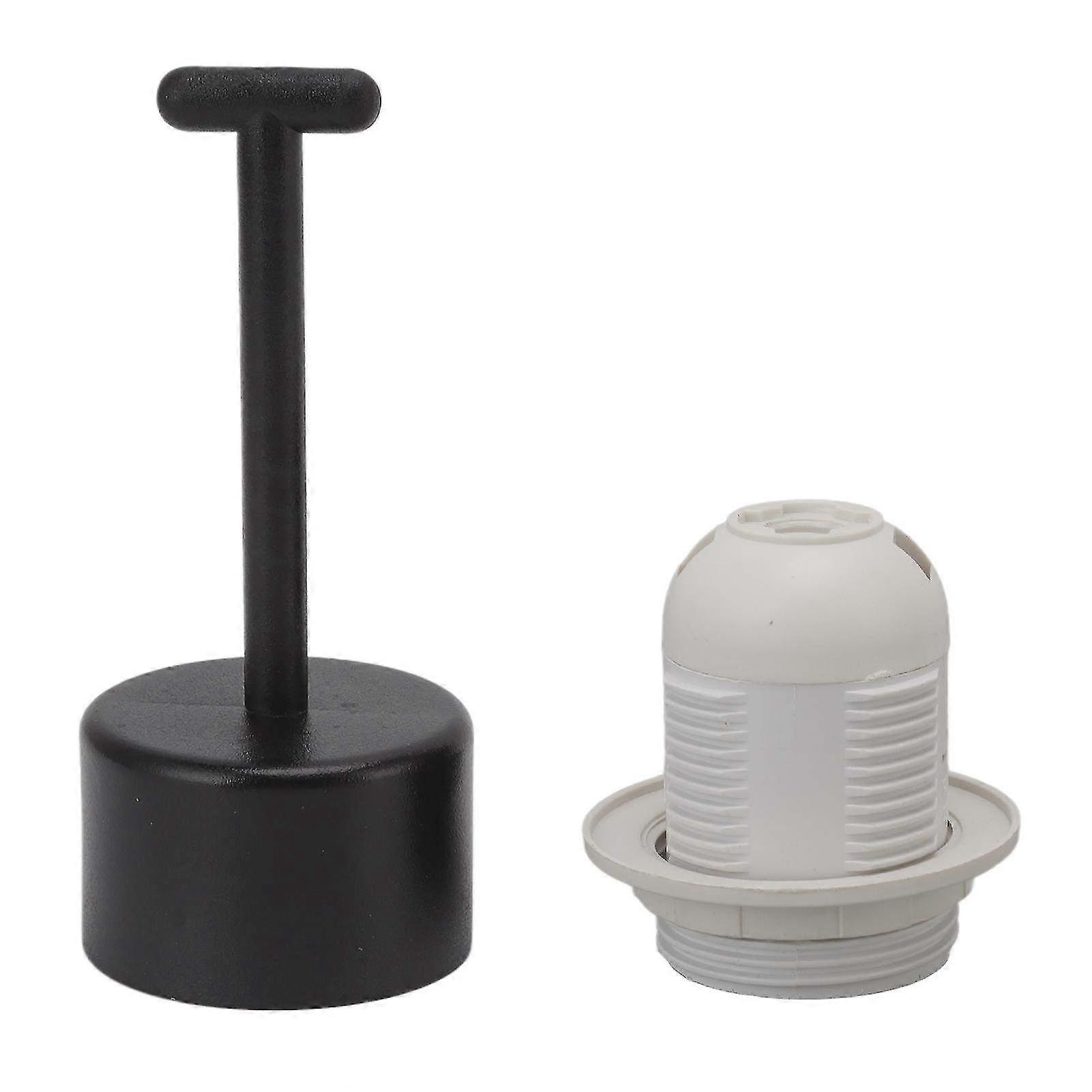 10Pcs E27 Light Holder Base Socket with Copper Core - High Temperature Resistant DIY Lamp Base with Sleeves for Versatile Lighting Solutions