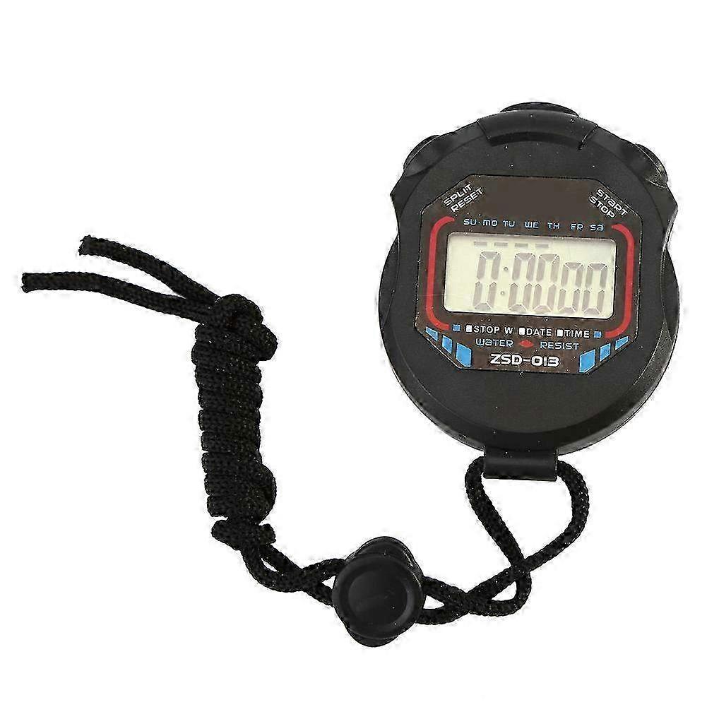 Multi-Functional Handheld Sports Stopwatch - LCD Digital Time Counter Clock for Professional Timing & Event Management