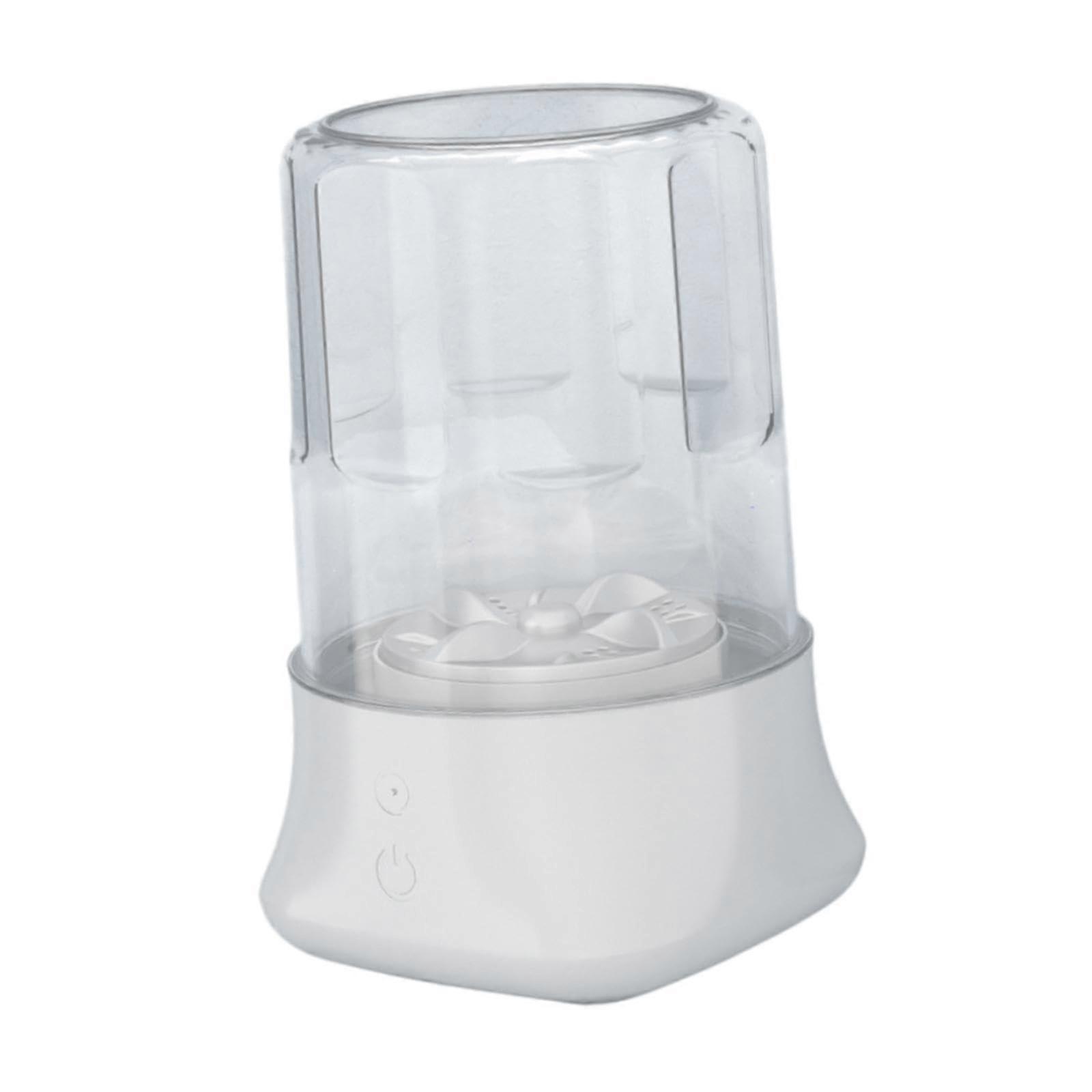 Portable Washing Machine Rechargeable 1L Capacity Compact White For Home Use Baby Clothes Small Items