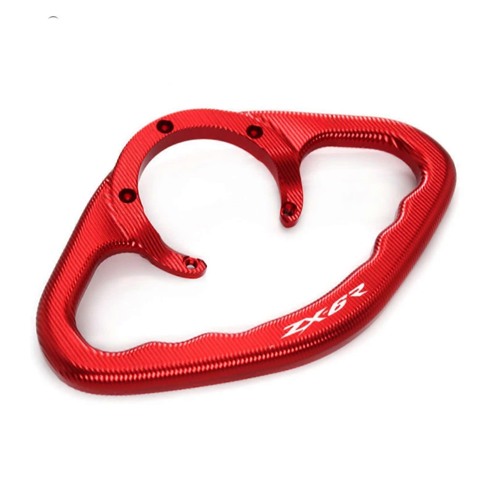 Beifahrergriffe for Kawasaki ZX-6R ZX6R 2000-2012, CNC Passenger Hand Grips, Tank Grab Bar, Red, One Size