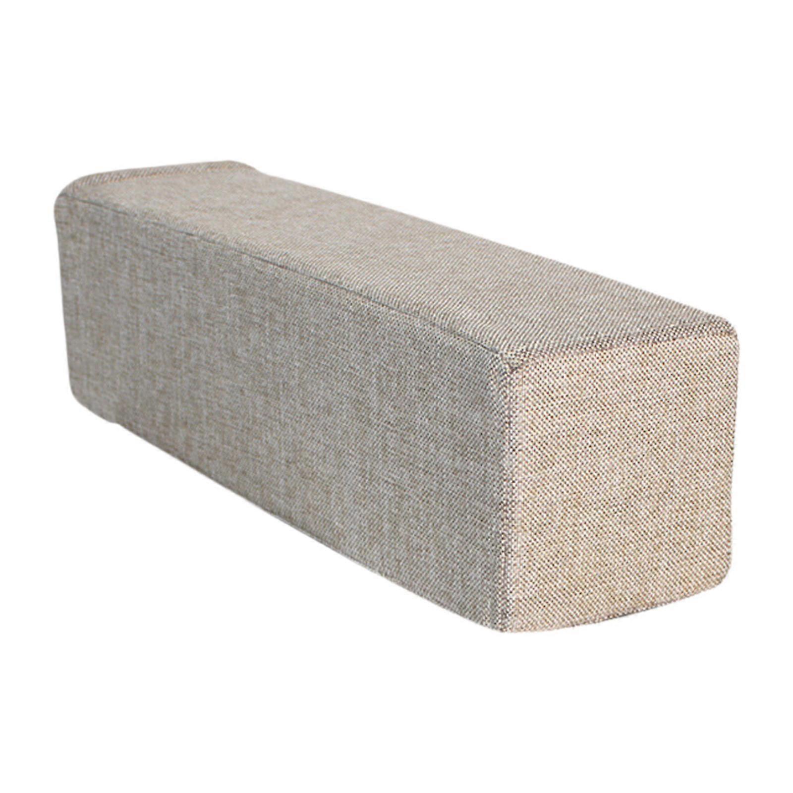 Couch Arm Rest Pillow Bed Reading Removable Cover Rectangular High Density Foam