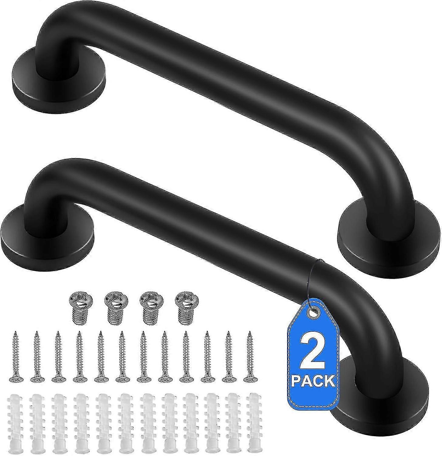 2er-Pack Dusch-Haltegriff Edelstahl-Badezimmer-Haltegriff Duschgriff Badewannengriff Sicherheitsstangen für Duschstuhl Bank Haltegriffe Senioren H