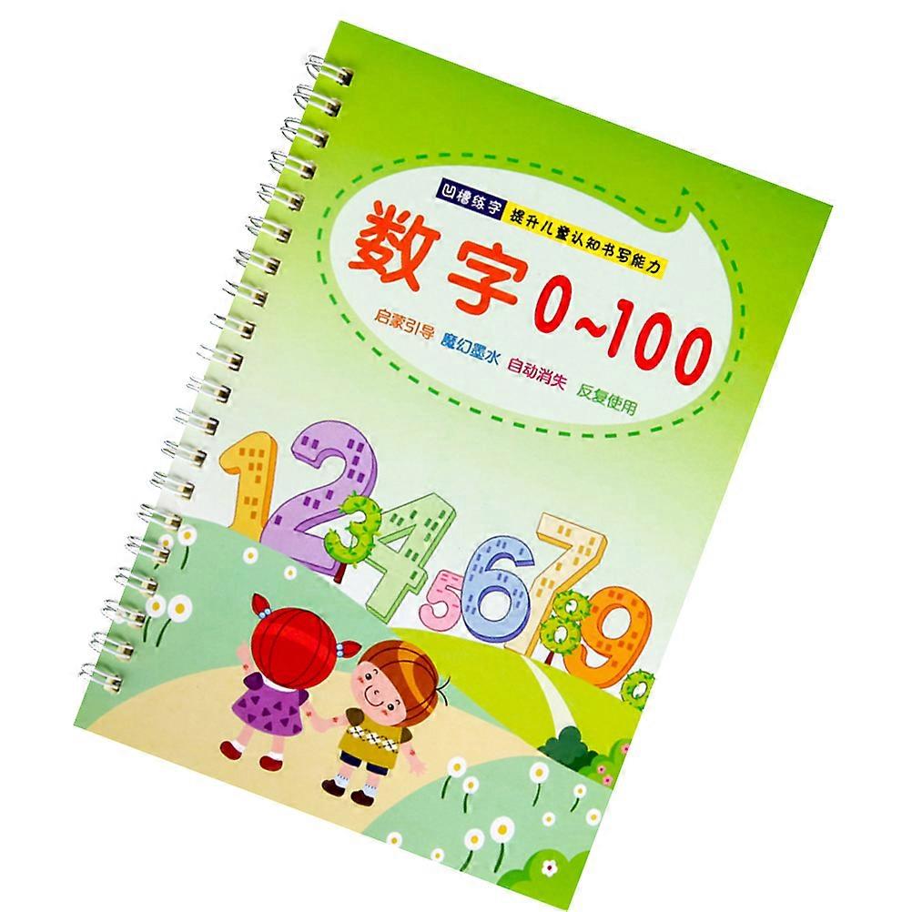 Grooved Writing Books For Children Multi-Style Calligraphy Practice Enhancing Skills In School 19x13.5x1.5cm Effective 1Set