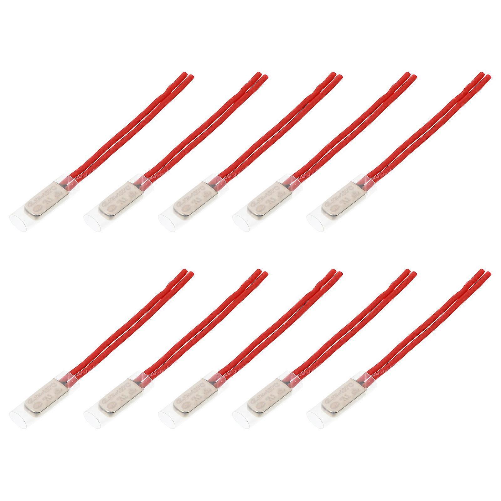 10pcs Thermal Protector for Home Use with Excellent Texture and Durable Design 130℃