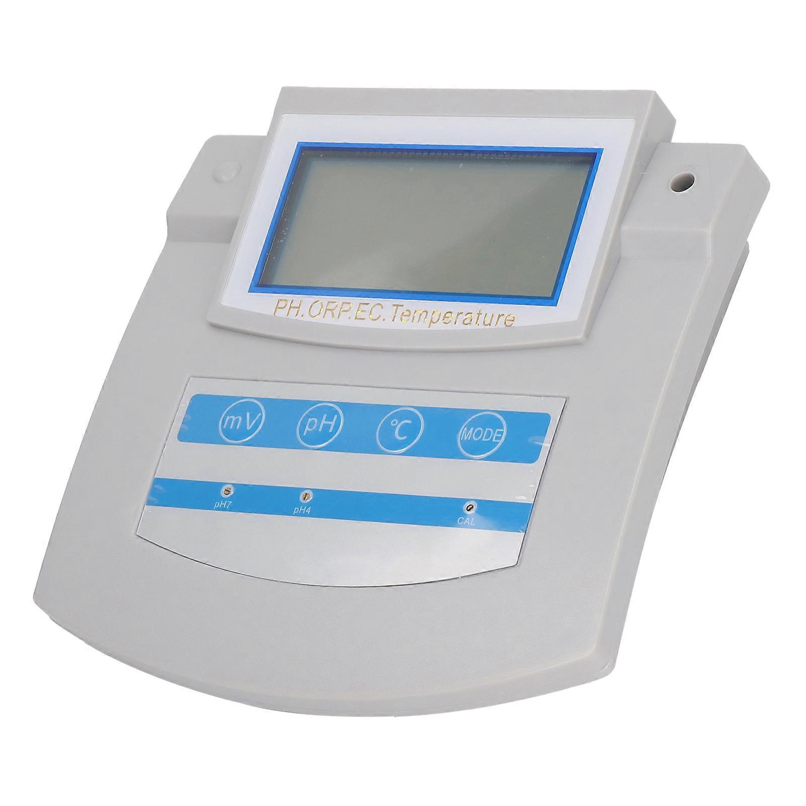 Water Quality Monitor 6 in 1 PH ORP EC CF TDS Temperature Tester LCD Display Precise Desktop Water Quality Meter EU Plug 220V 