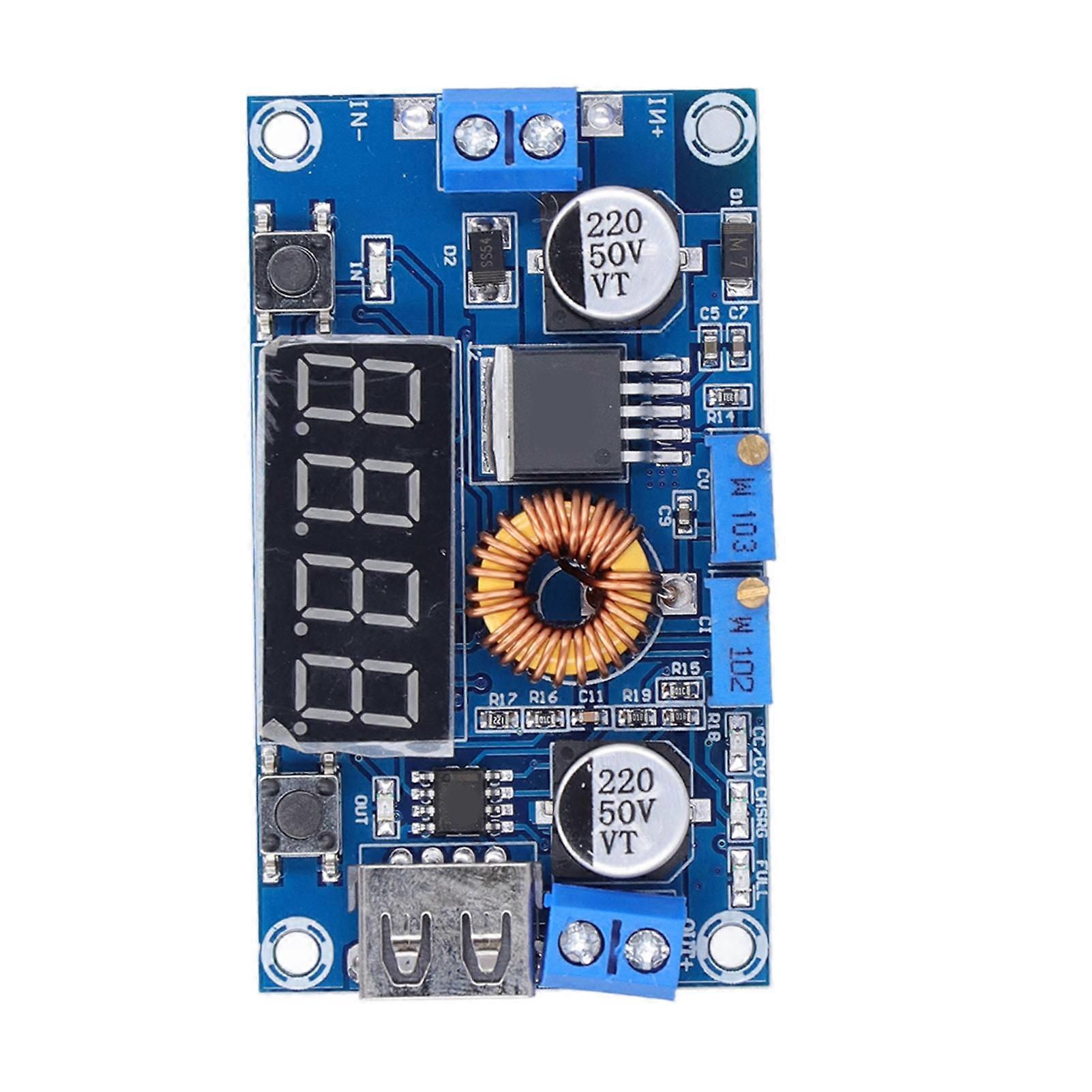 Power Supply Buck Module Constant Current Voltage Converter Board with USB Interface 5A