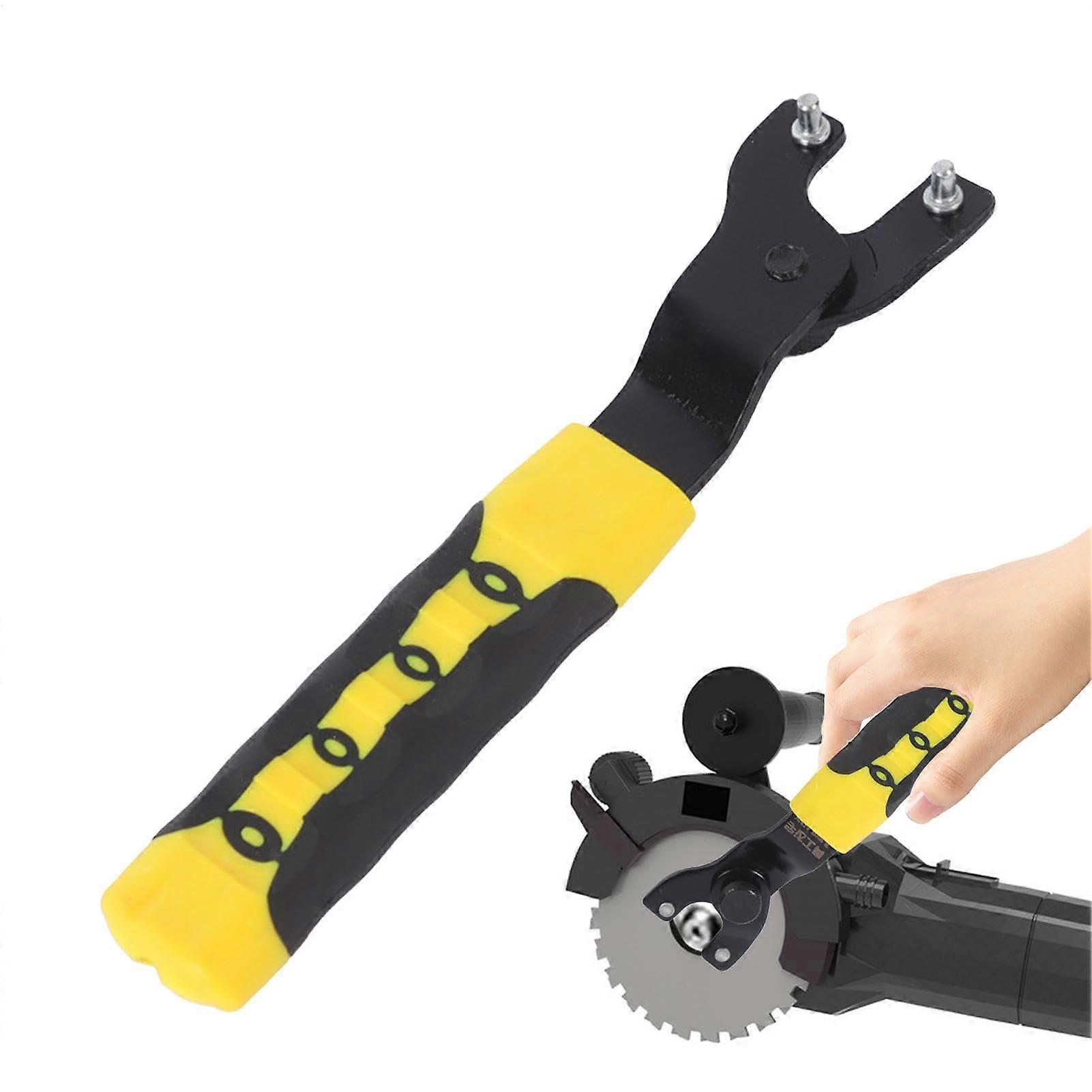 Adjustable Angle Grinder Wrench | General Spanner Tool for Most Angle Grinders, Non-Slip Design, Durable Material