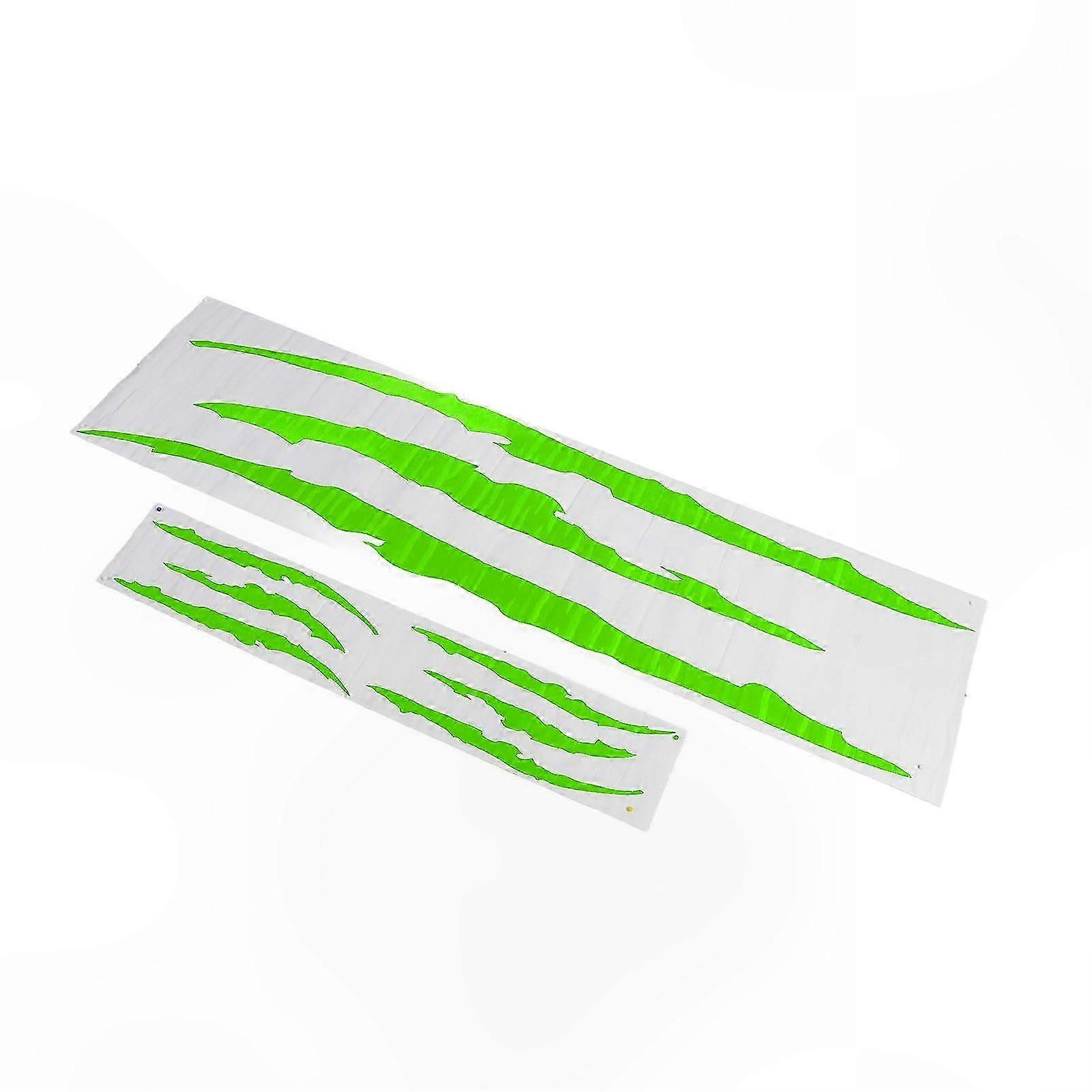 Universal Green Claw Mark Style Engine Bonnet Decal for Vehicles