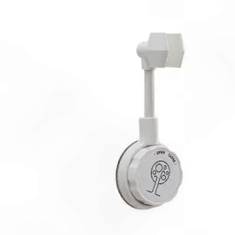 Universal Adjustable Shower Holder for Bathroom, White Finish, Creative Design