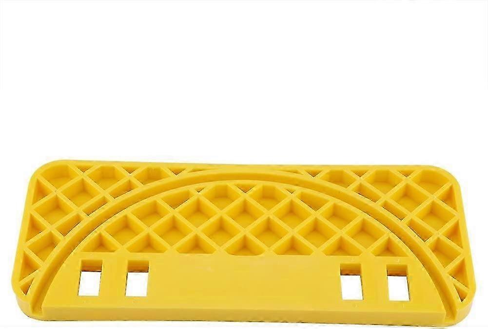 Hive Scraper Tool, ABS Plastic Honey Bucket Frame Shelf Honey Type Bee Keeper Yellow for Honey Bucket Frame