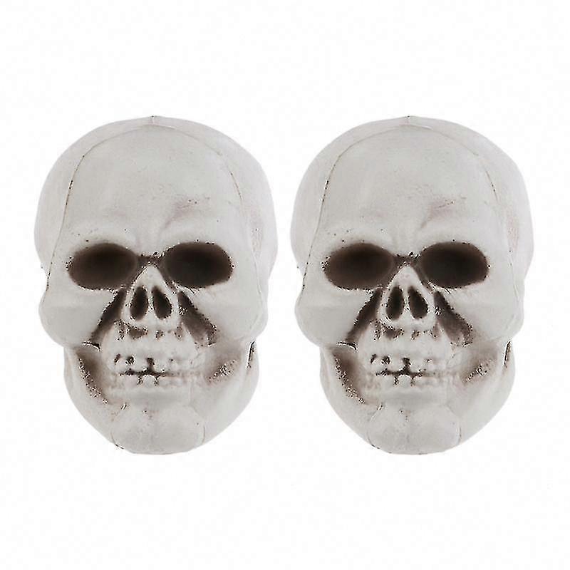 2pcs Halloween Skull Decorations for Spooky Party Decor
