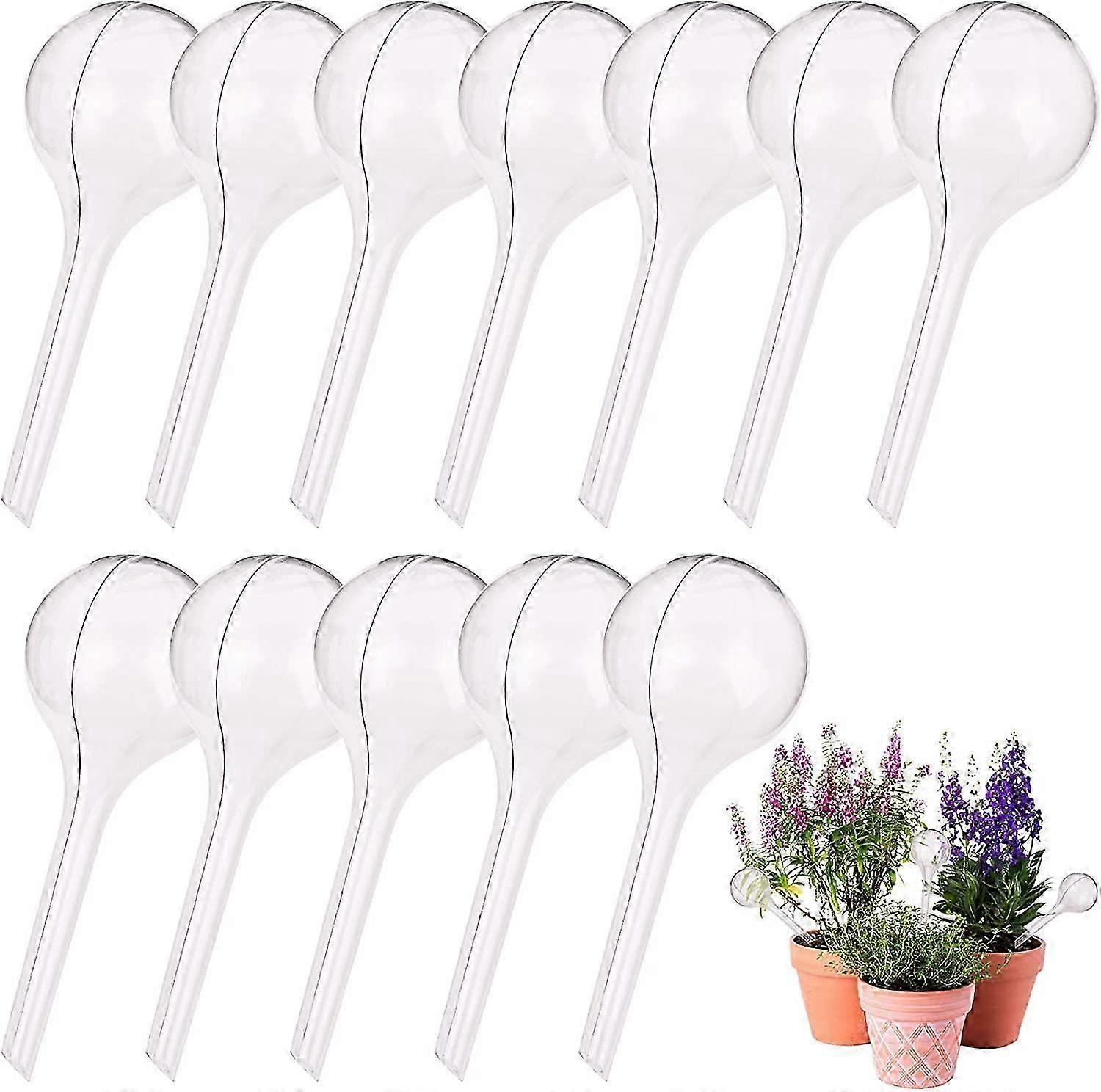 Gotejador de Irrigação Automática, Planta de Flor, 1.96 Polegadas de Diâmetro, Transparente, 12 Peças