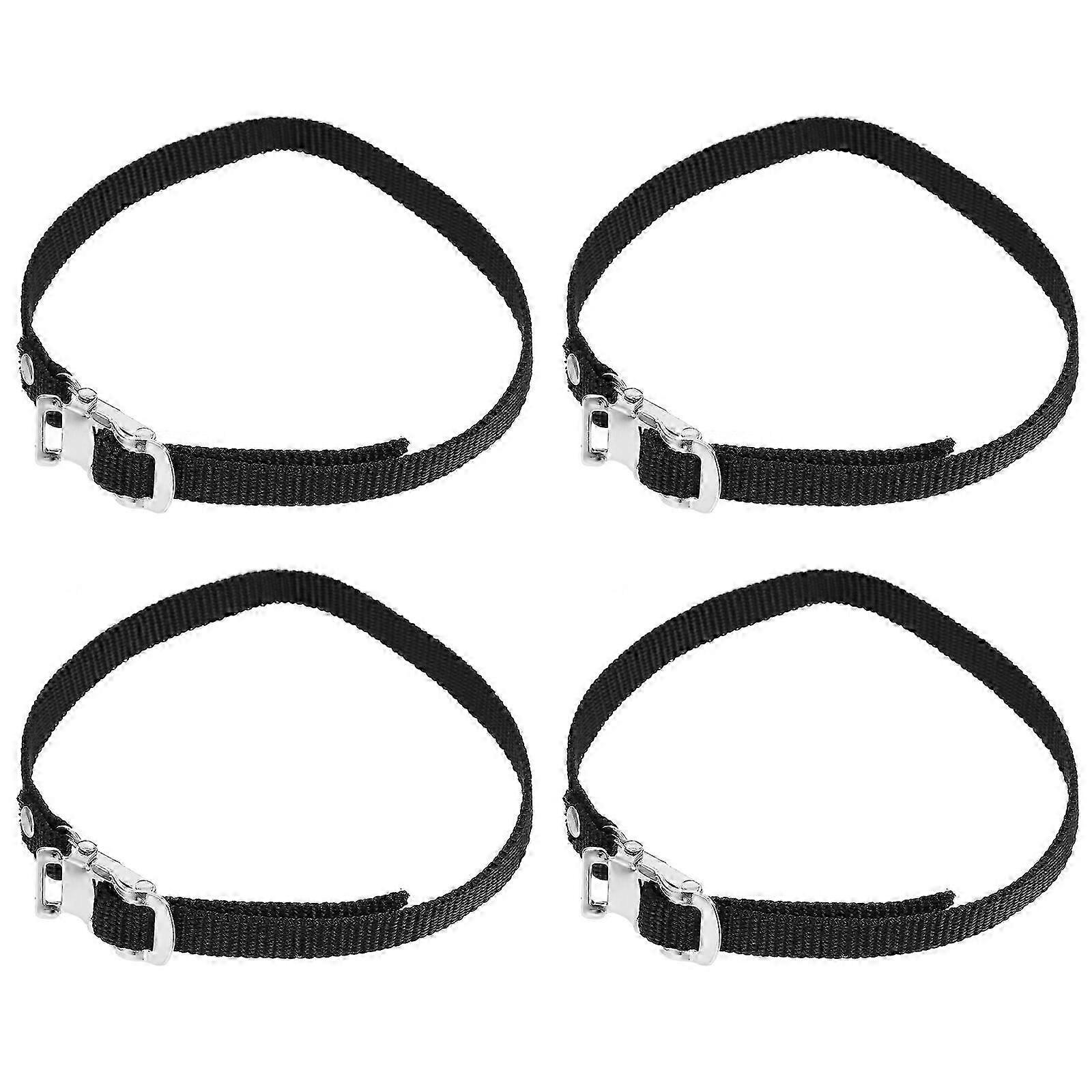 4pcs Bicycles Pedal Toe Straps Universal Foot Pedal Straps Replacement