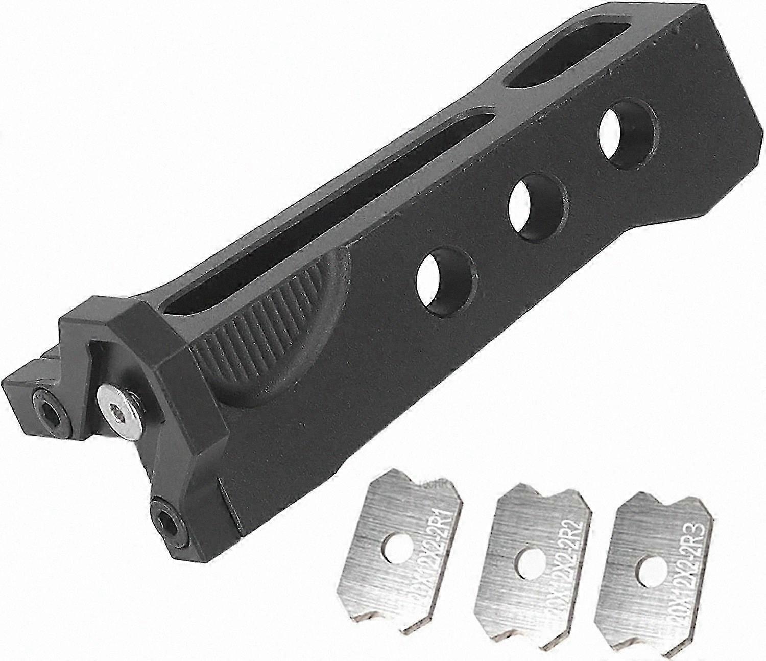 Mini Edge Banding Cutter with Tungsten Steel Blades R1 R2 R3 for Woodworking Hand Planer Aluminum Alloy Manual Tool