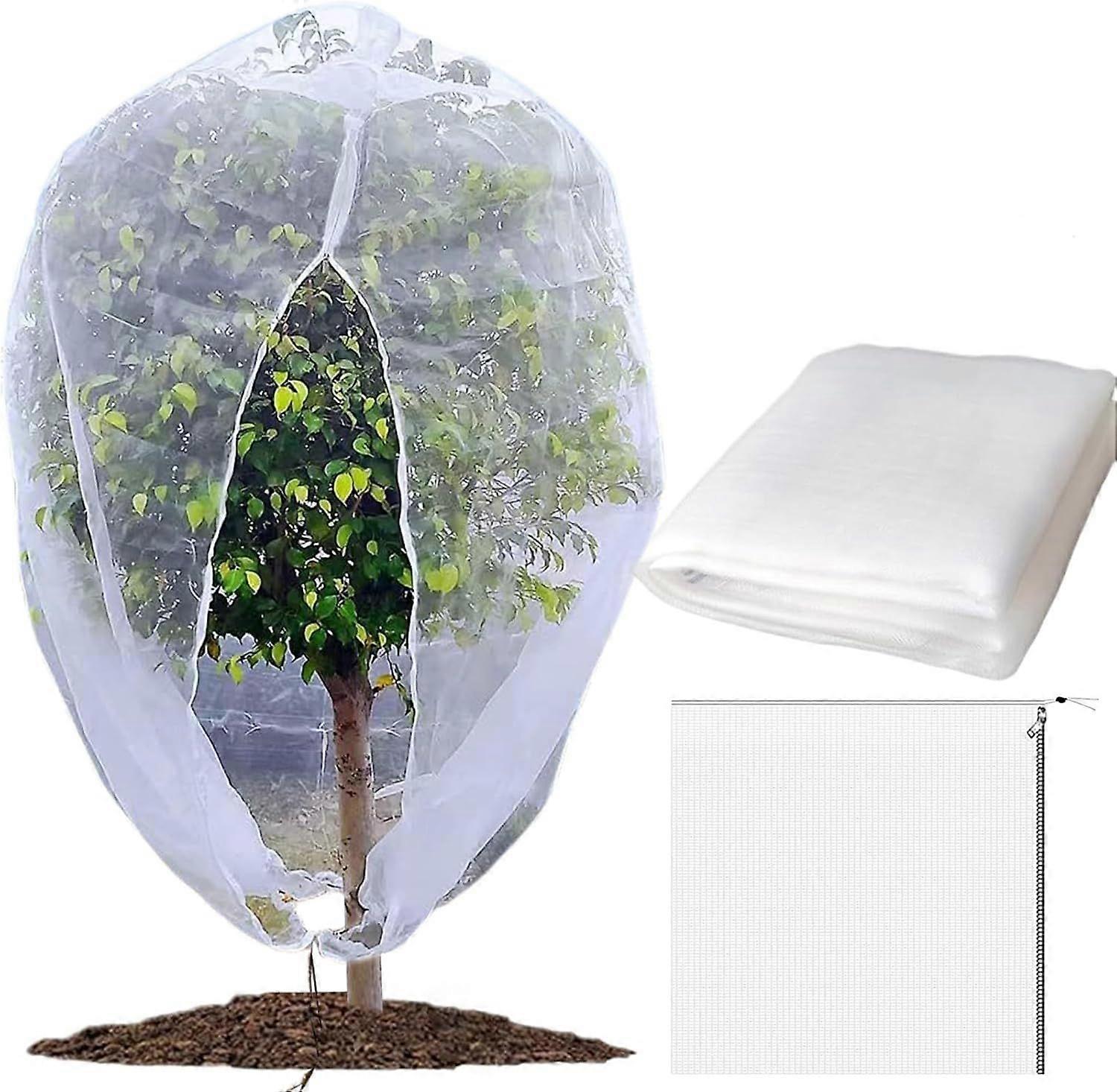 Large Fruit Tree Netting Bags,Bird Netting for Blueberry Bushes with Zipper and