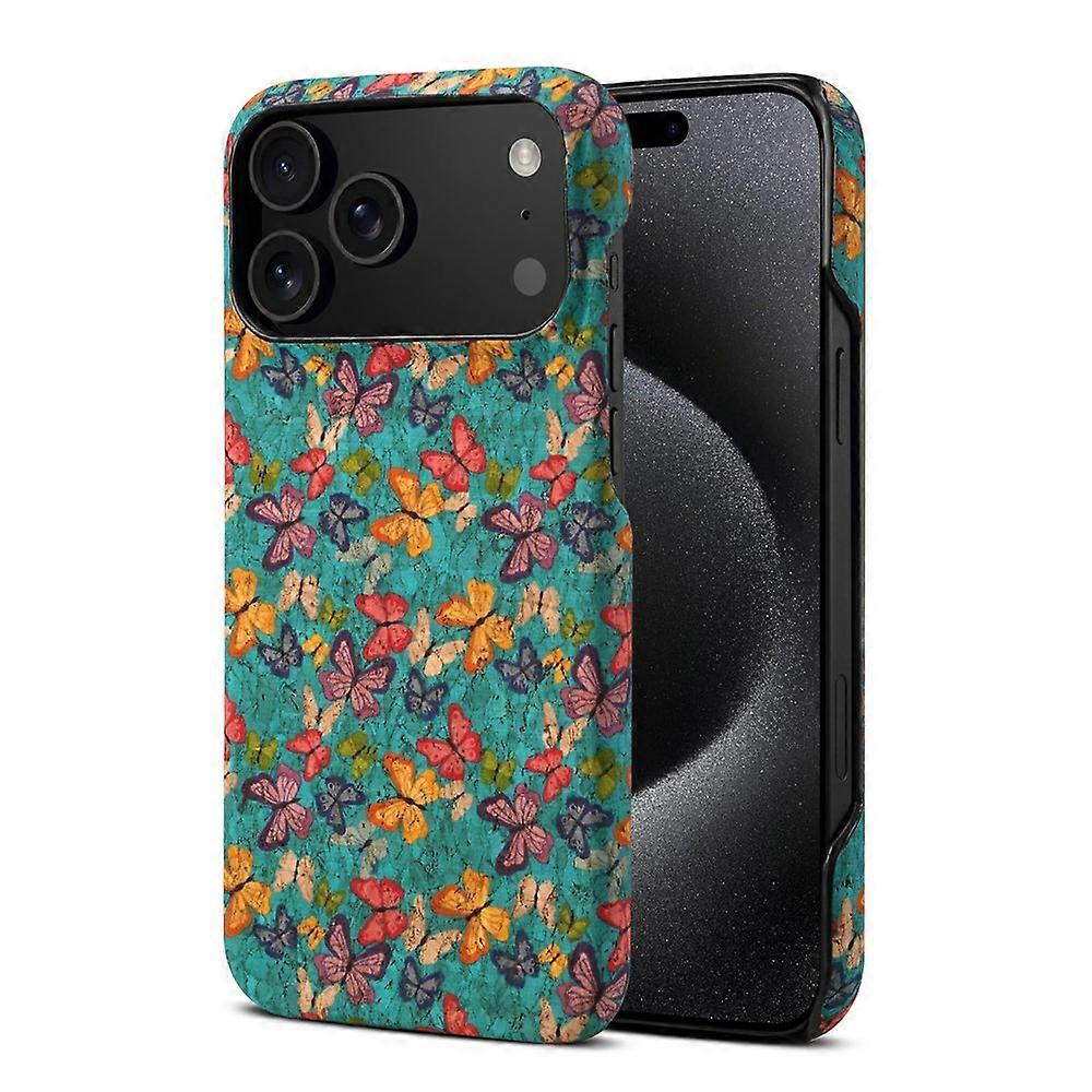 Compatible For iPhone 17 Pro Case Pattern Printed PU Leather + PC Phone Cover