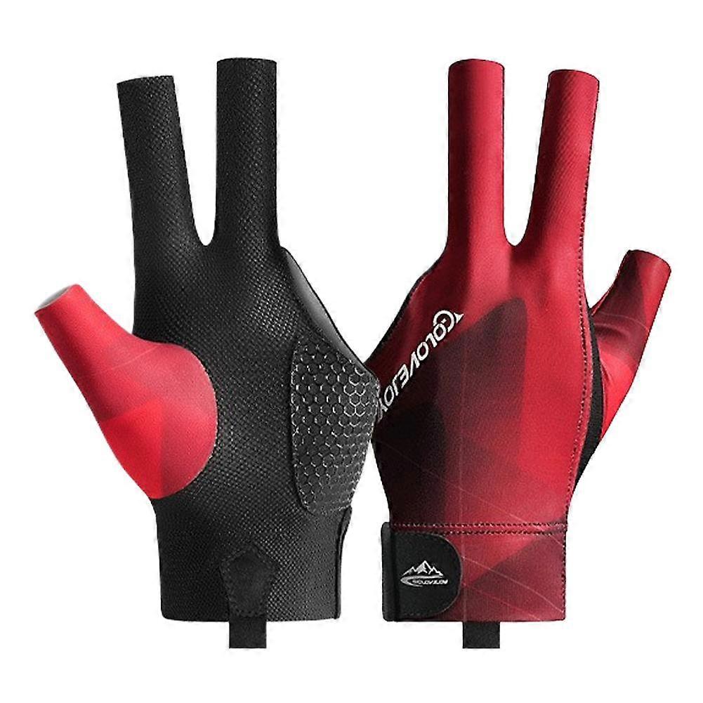 Billiard gloves for enhanced grip and accuracy, perfect for left-handed players